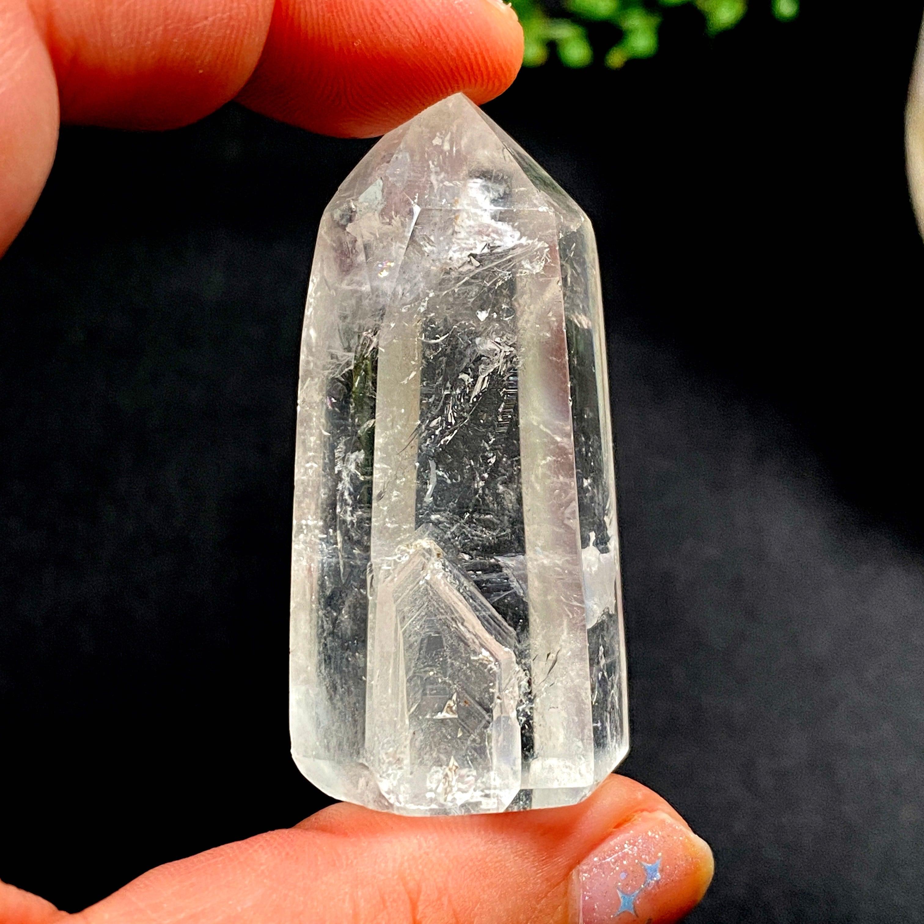 50g Clear Quartz Generator - Natural Healing Crystal for Meditation, Energy Balancing & Chakra Cleansing - Perfect for Home, Office & Spiritual Practices