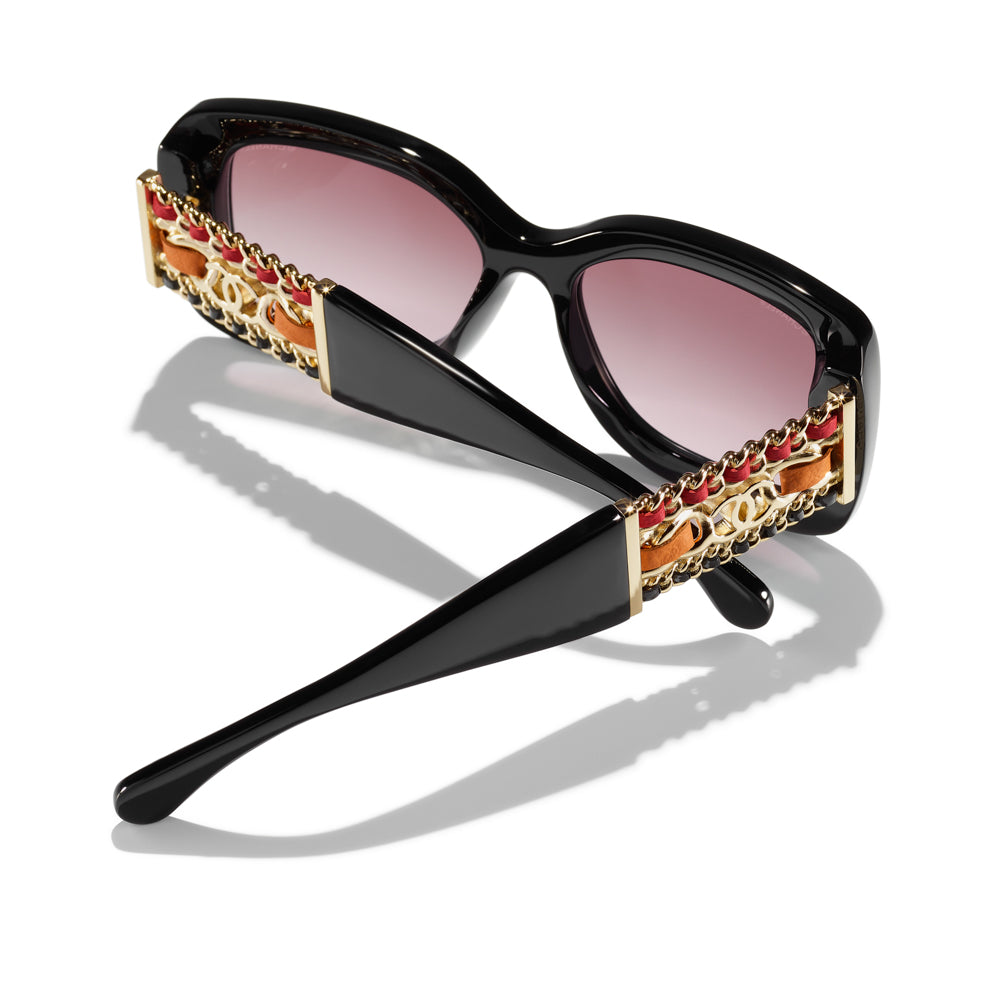 Chanel 5535Q Sunglasses - Luxury Designer Shades for Women - UV Protection & Polarized Lenses - Perfect for Beach, Driving & Outdoor Activities