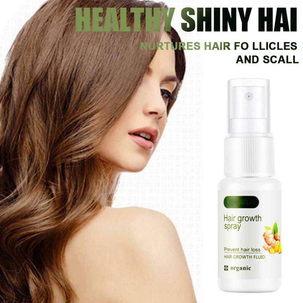 New Biotin & Ginger Hair Growth Serum - Fast Regrowth Treatment with Natural Ingredients for Thicker, Fuller Hair - Perfect for Thinning Hair, Hair Loss & Scalp Care