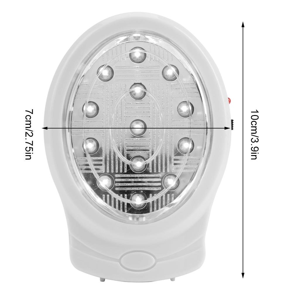 Yosoo 13 LED Rechargeable Emergency Light - Auto On During Power Outage - Bright Home Safety Lamp for Blackouts, Storms & Nighttime Use (#1)