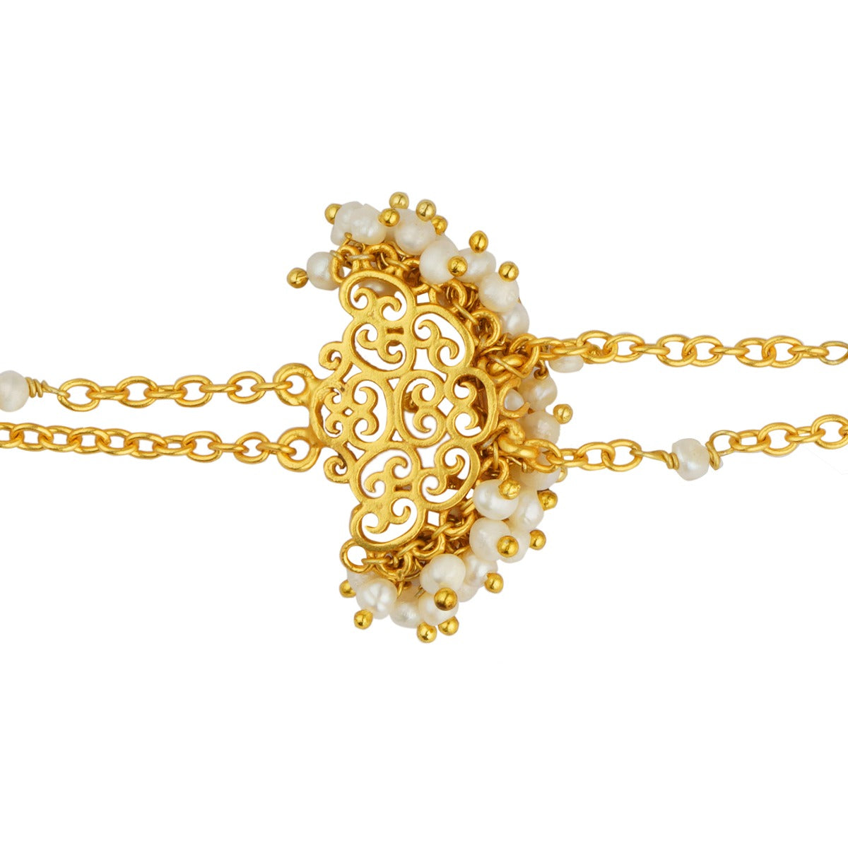 Padmavati Maatha Patti - Traditional Indian Temple Jewelry for Women | Perfect for Weddings, Festivals & Cultural Events