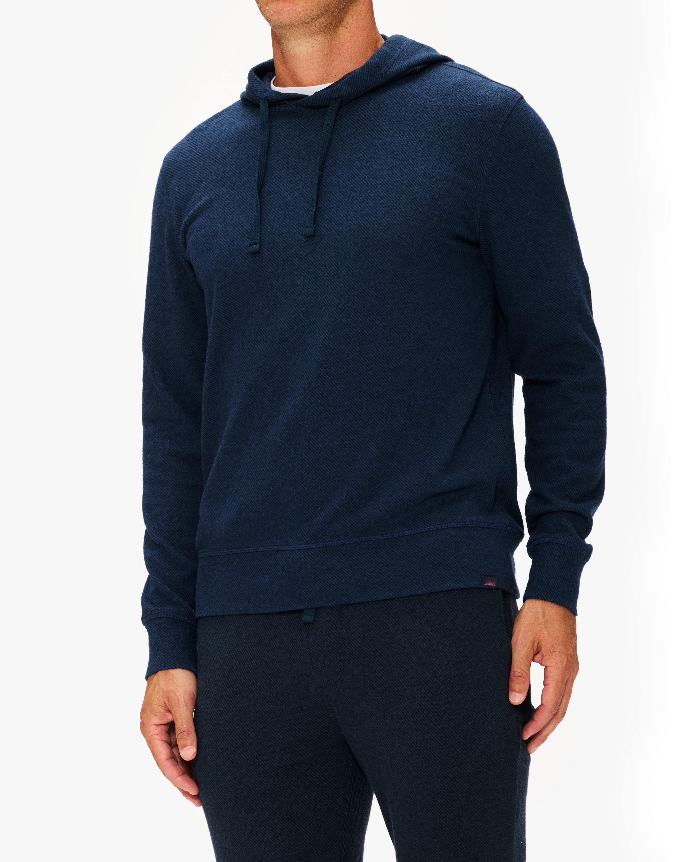 Faherty Legend Sweater Hoodie for Men - Soft Cotton Blend Pullover with Kangaroo Pocket | Cozy Casual Wear for Fall & Winter Outdoor Activities
