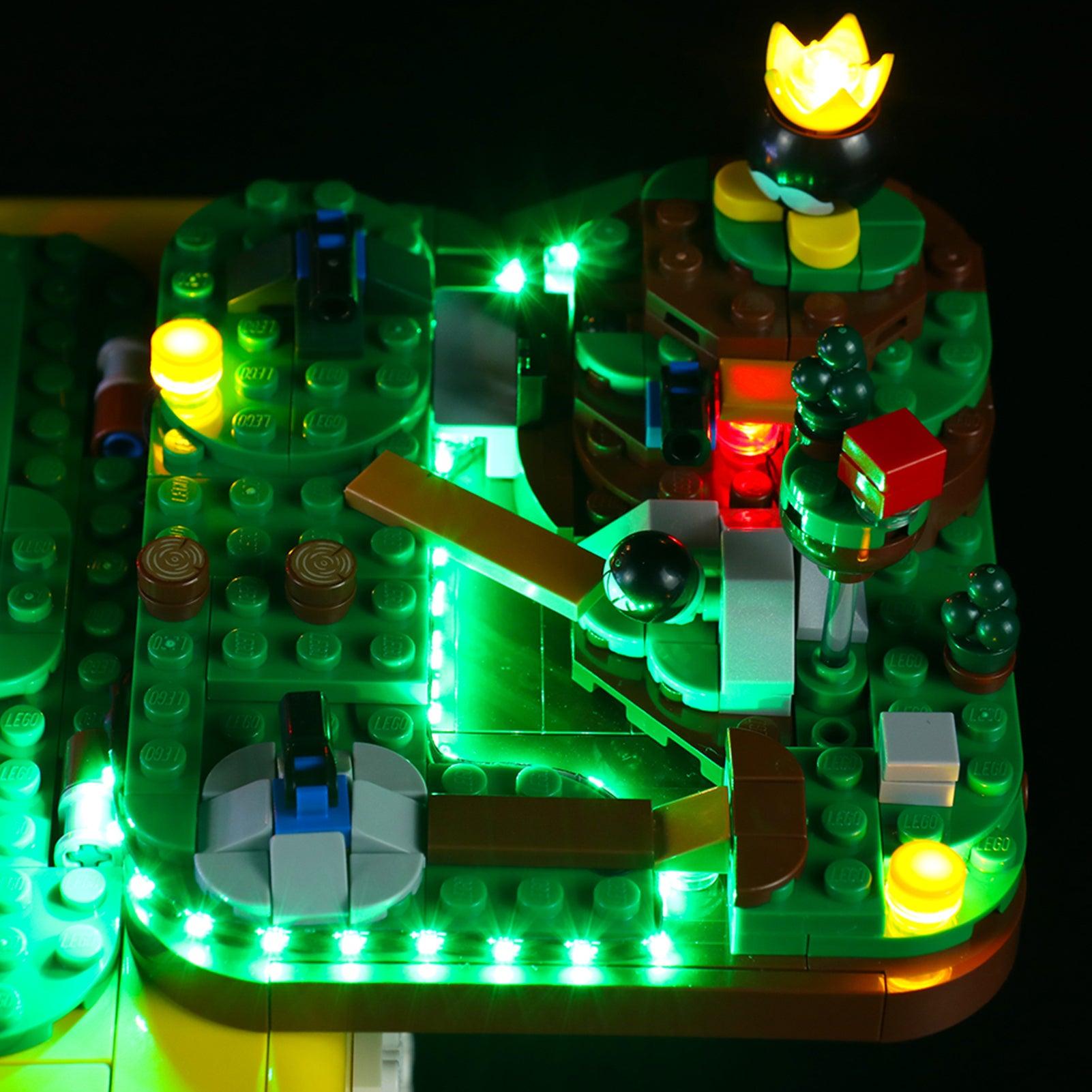 Best Light Kit for LEGO Ideas Super Mario Question Block 71395 - DIY Lighting Set for LEGO Builders & Collectors - Perfect for Home Display & Gaming Room Decor