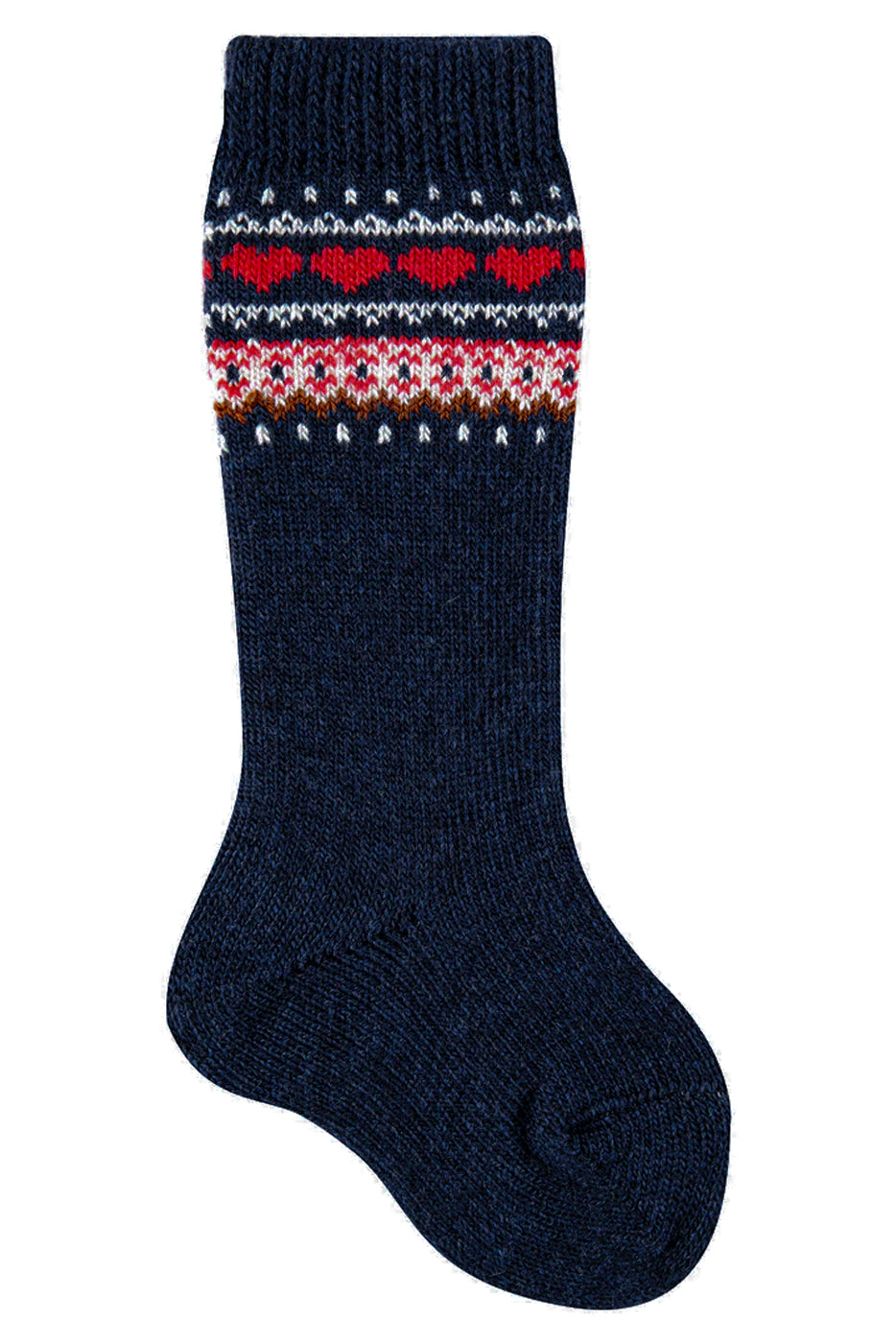 Warm Merino Wool Fair Isle Socks for Men & Women - Cozy Winter Knit Socks with Nordic Pattern - Perfect for Hiking, Skiing & Cold Weather Comfort