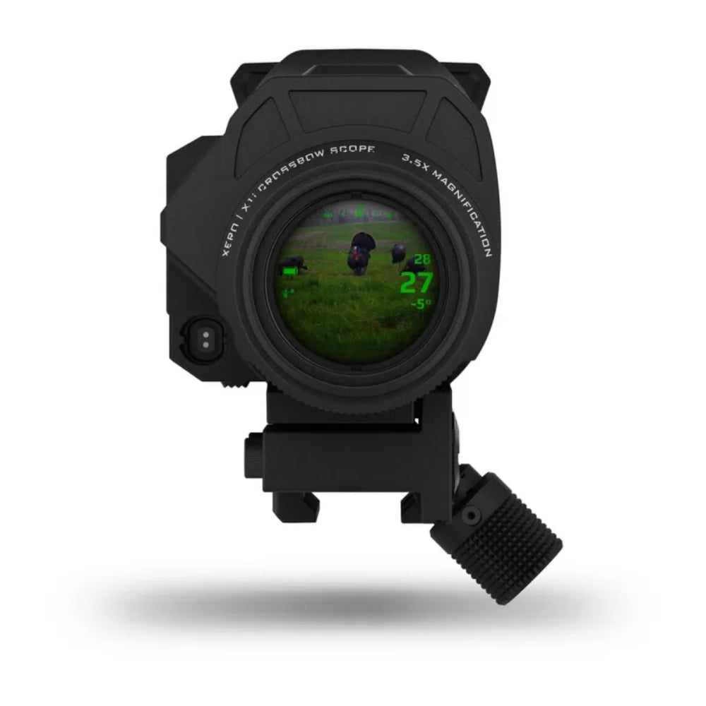 Garmin Xero X1i 3.5x Crossbow Scope Kit with Rangefinder & Auto-Ranging - Perfect for Hunting, Target Practice & Outdoor Adventures