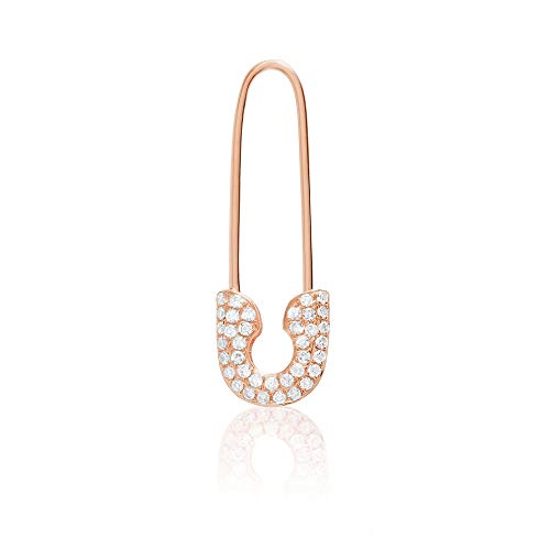 14K Rose Gold Diamond - Left Ear