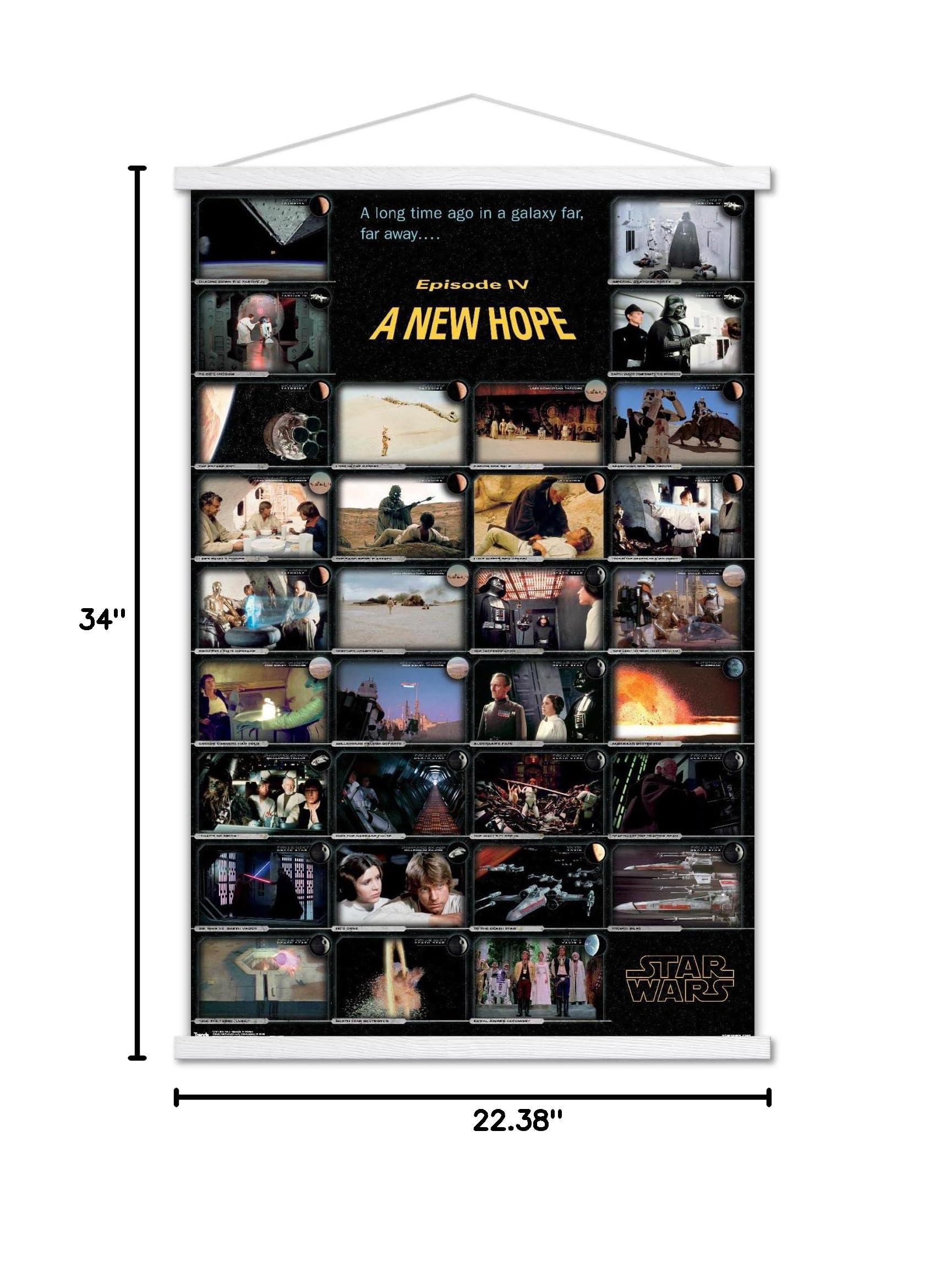 Star Wars: A New Hope Movie Poster - 22.375