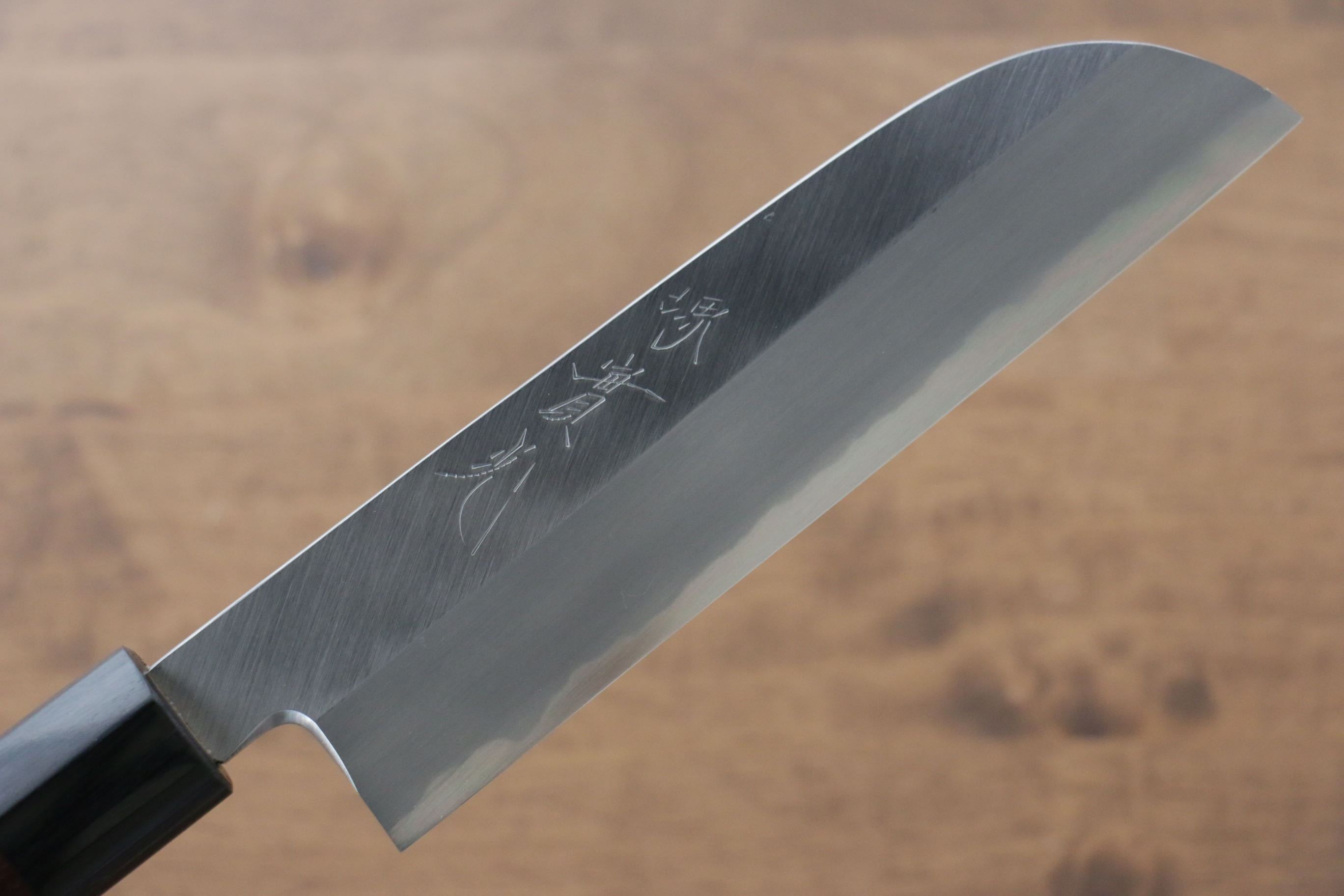 Jikko White Steel No.2 Kamagata Usuba Japanese Chef Knife 165mm with Premium Shitan Handle - Perfect for Sushi, Vegetables & Precision Cutting