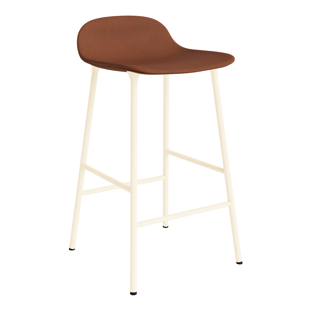 Modern Form Counter Stool with Sturdy Metal Legs & Comfortable Upholstered Seat - Perfect for Kitchen Islands, Breakfast Bars & Home Decor
