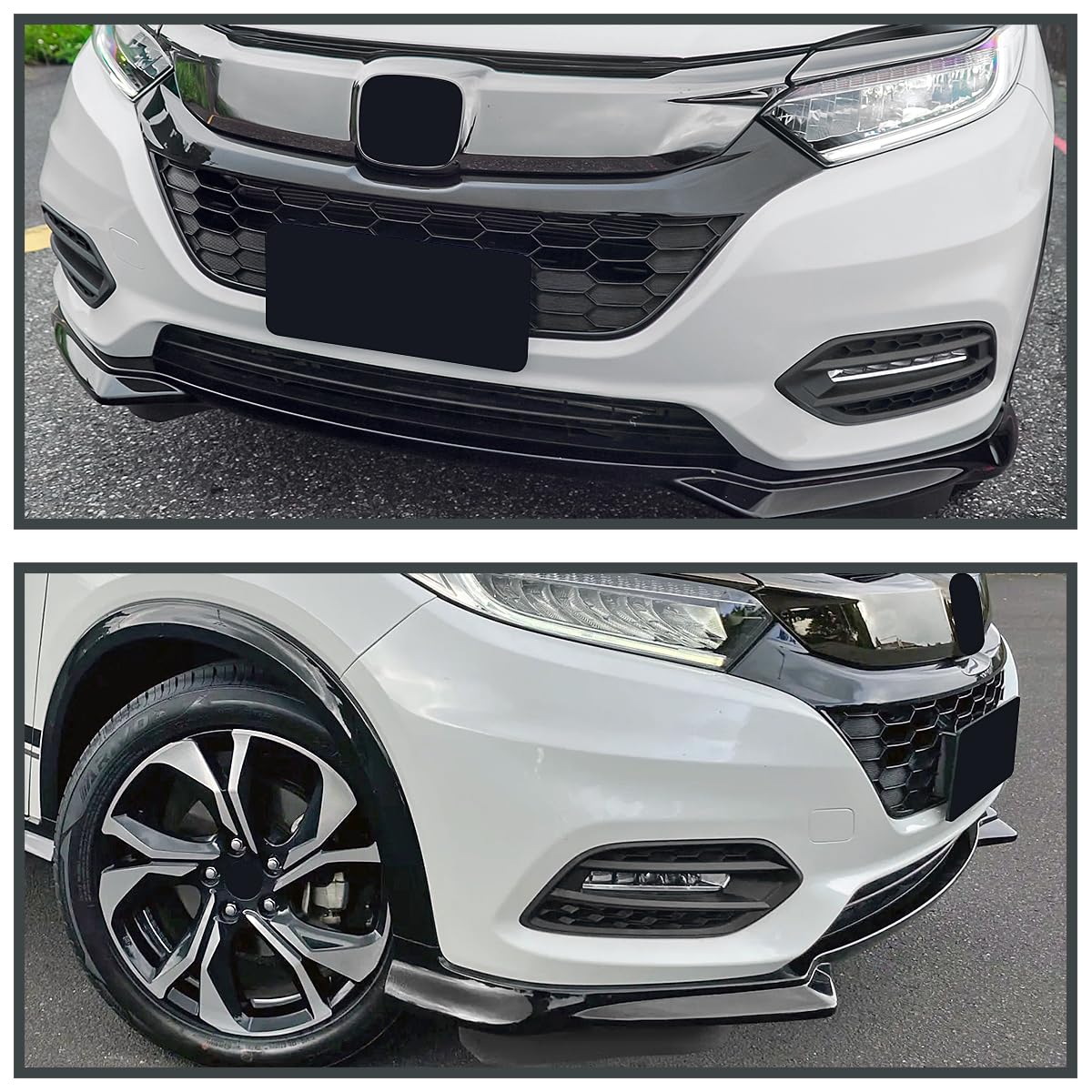 Spec-D Tuning Chrome LED Fog Lights with Built-In LED Bulbs + Switch - Compatible with 2019-2020 Honda HR-V (Left + Right Pair) - Upgrade Your Night Driving Safety & Style