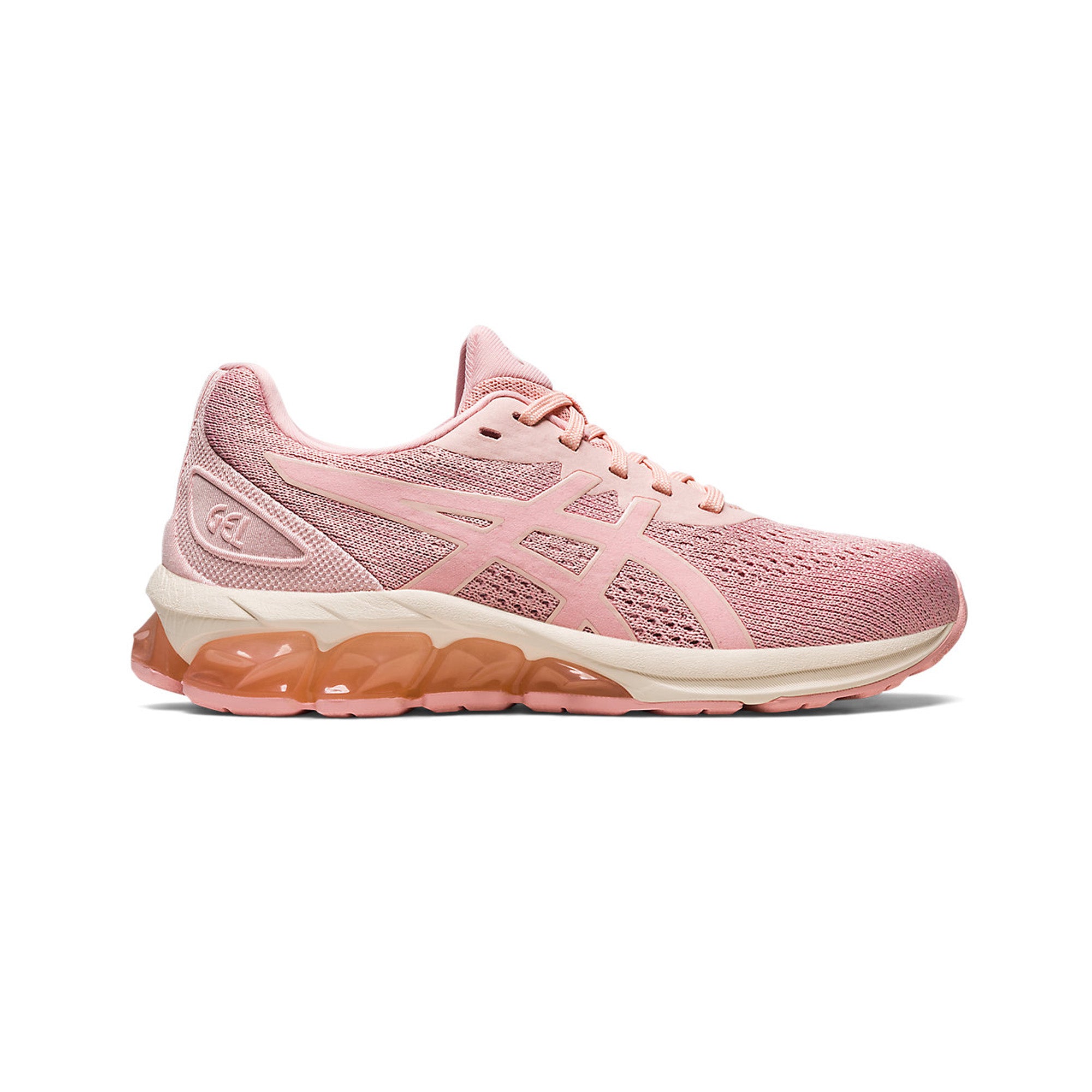 ASICS GEL-QUANTUM 180 VII KNIT Running Shoes for Women - Breathable 'Breeze/Frosted Rose' Color - Lightweight Cushioned Sneakers for Jogging, Gym Workouts & Everyday Wear