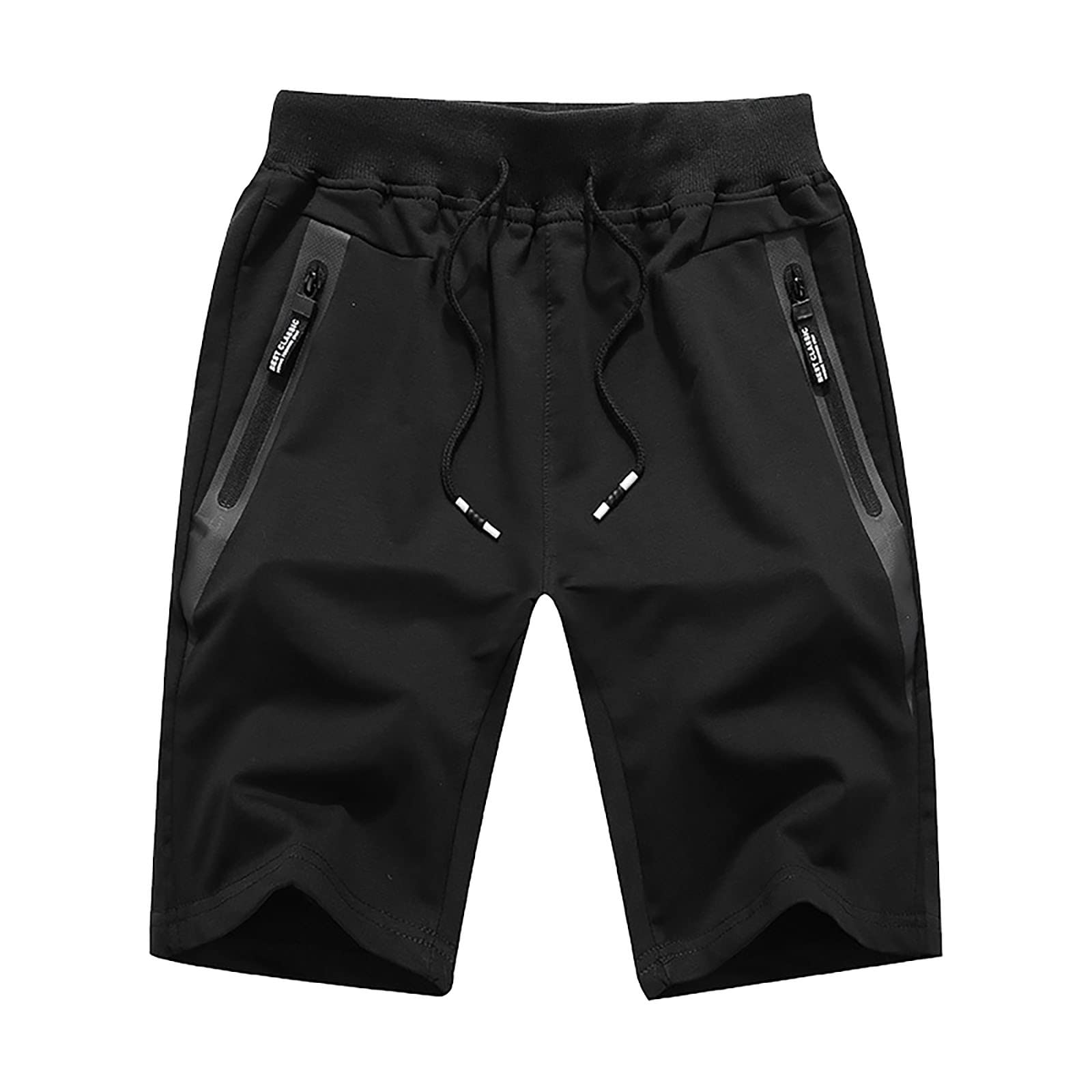 **Men's Drawstring Shorts - Loose Fit Comfortable Elastic Waist Gym Workout Shorts - Lightweight & Breathable for Running, Training & Casual Wear**