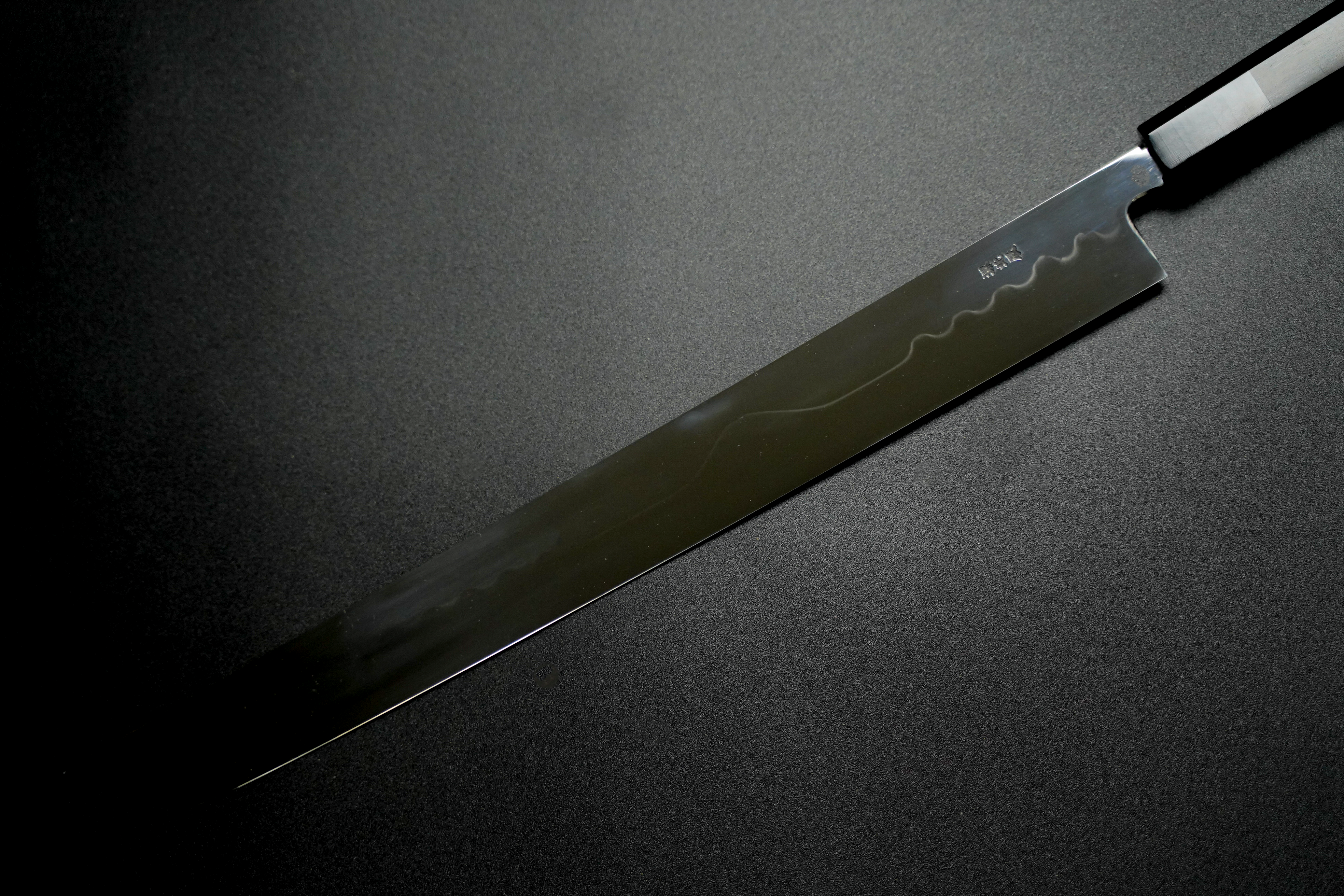 Premium Ikeda Yoshikazu White #3 Honyaki Sakimaru Knife - Handcrafted Japanese Chef Knife with Mt. Fuji Design for Sushi, Sashimi & Meat Cutting - Perfect for Professional Chefs & Home Cooking Enthusiasts