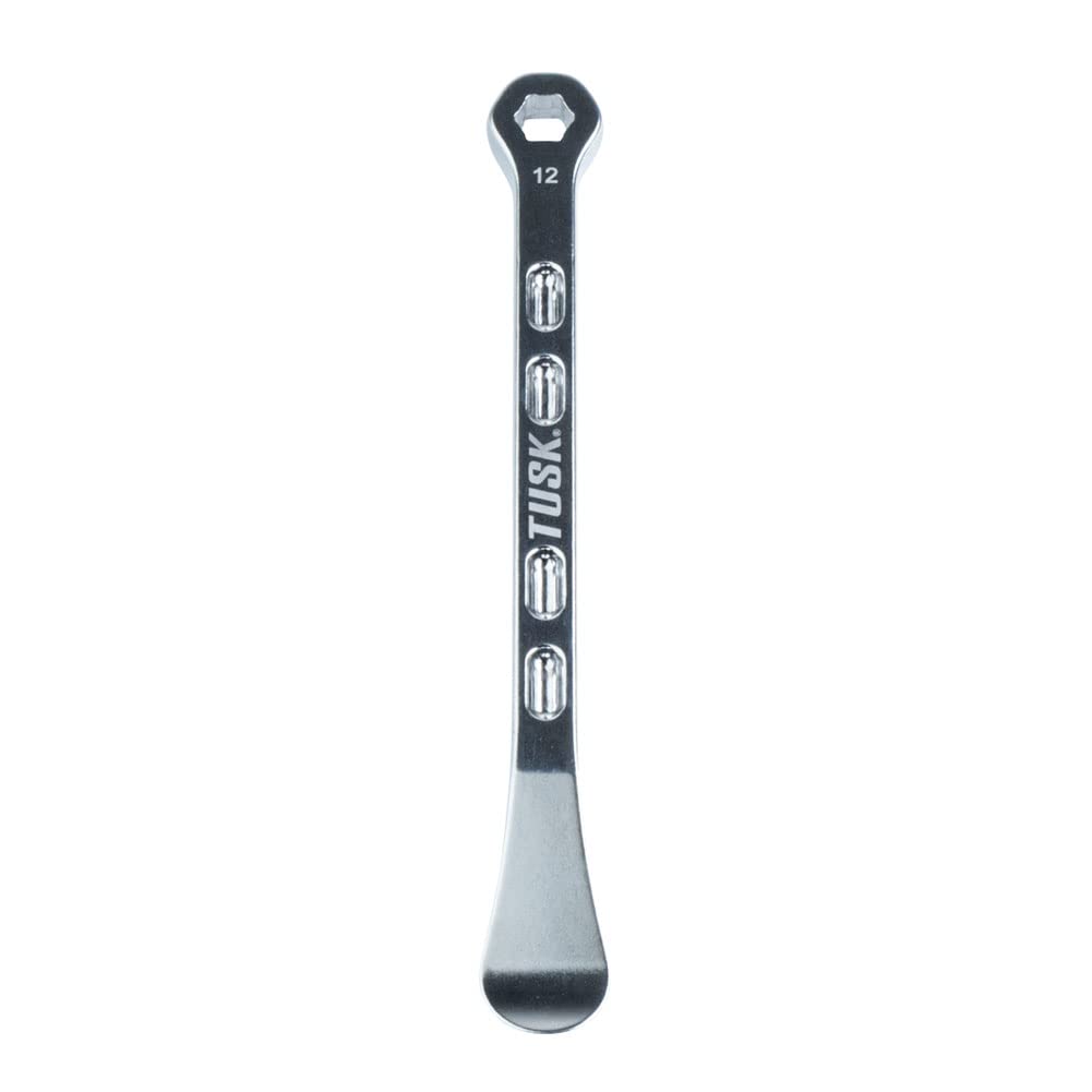 Tusk Aluminum Tire Iron with 12/13mm Axle Wrench - Compatible with YAMAHA IT490 (1983-1984 Models) - Perfect for Off-Road Motorcycle Tire Changes and Trailside Repairs