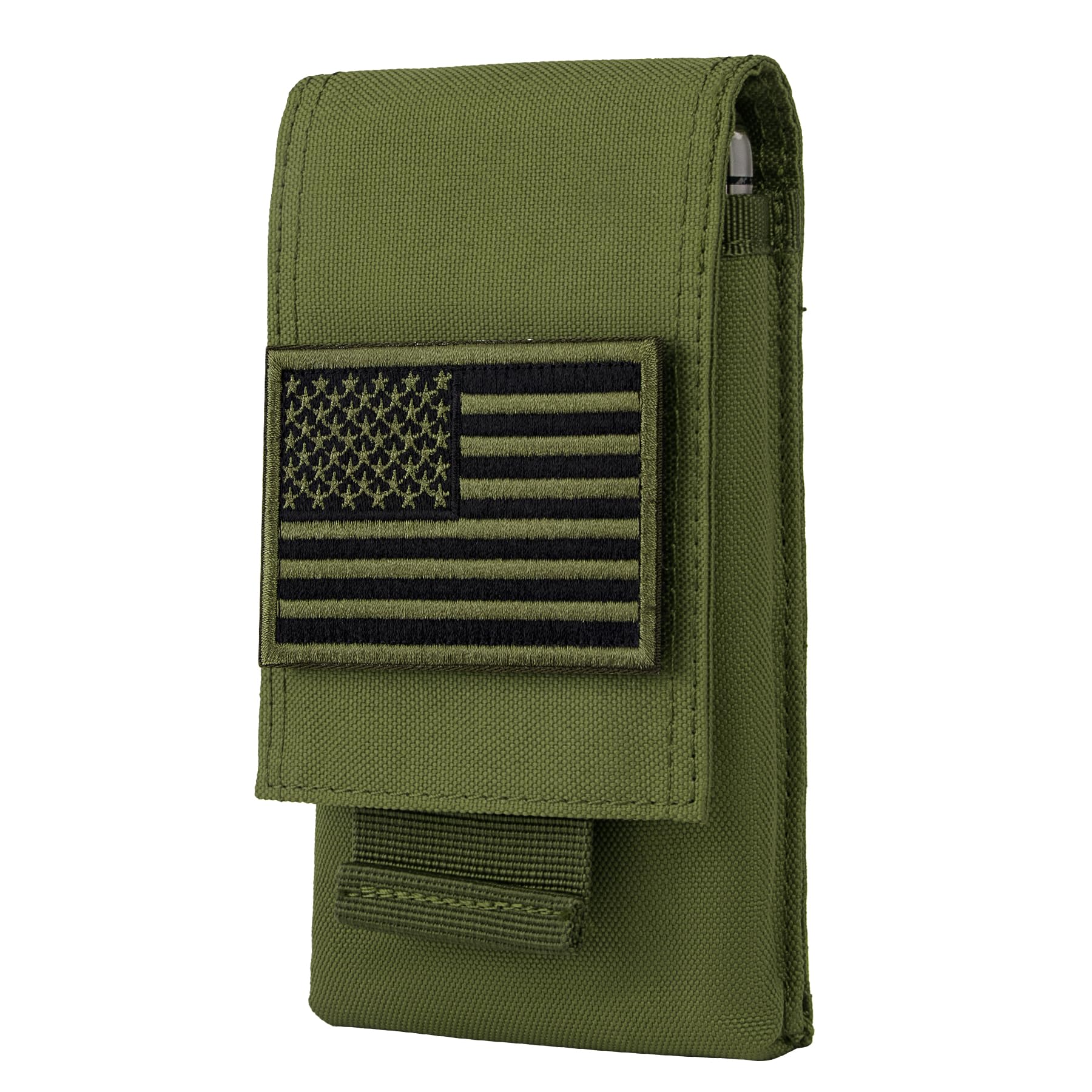 IronSeals Tactical MOLLE Phone Pouch Holster - Waist Belt Pouch with Quick Release Tab for iPhone 16 Pro Max/16 Pro/16/15 Pro Max/14 Pro Max/13 Pro Max/12 Pro Max/11 Pro Max - Perfect for Hiking, Camping & Outdoor Activities