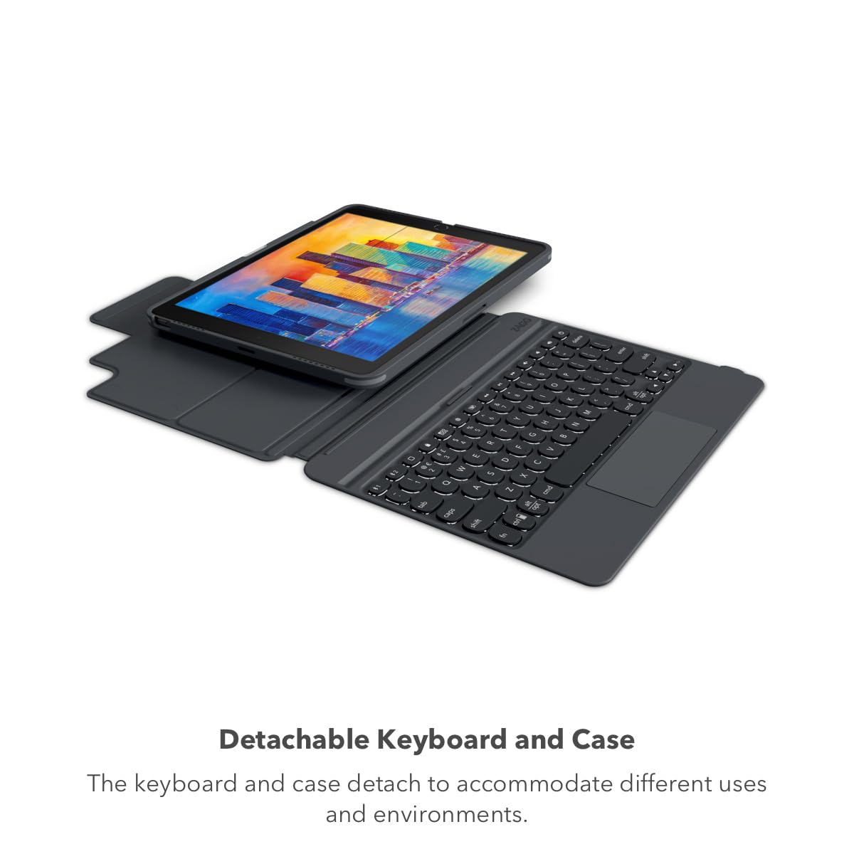 ZAGG Pro Keys Wireless Keyboard with Trackpad | Detachable Case for Apple iPad 10.2