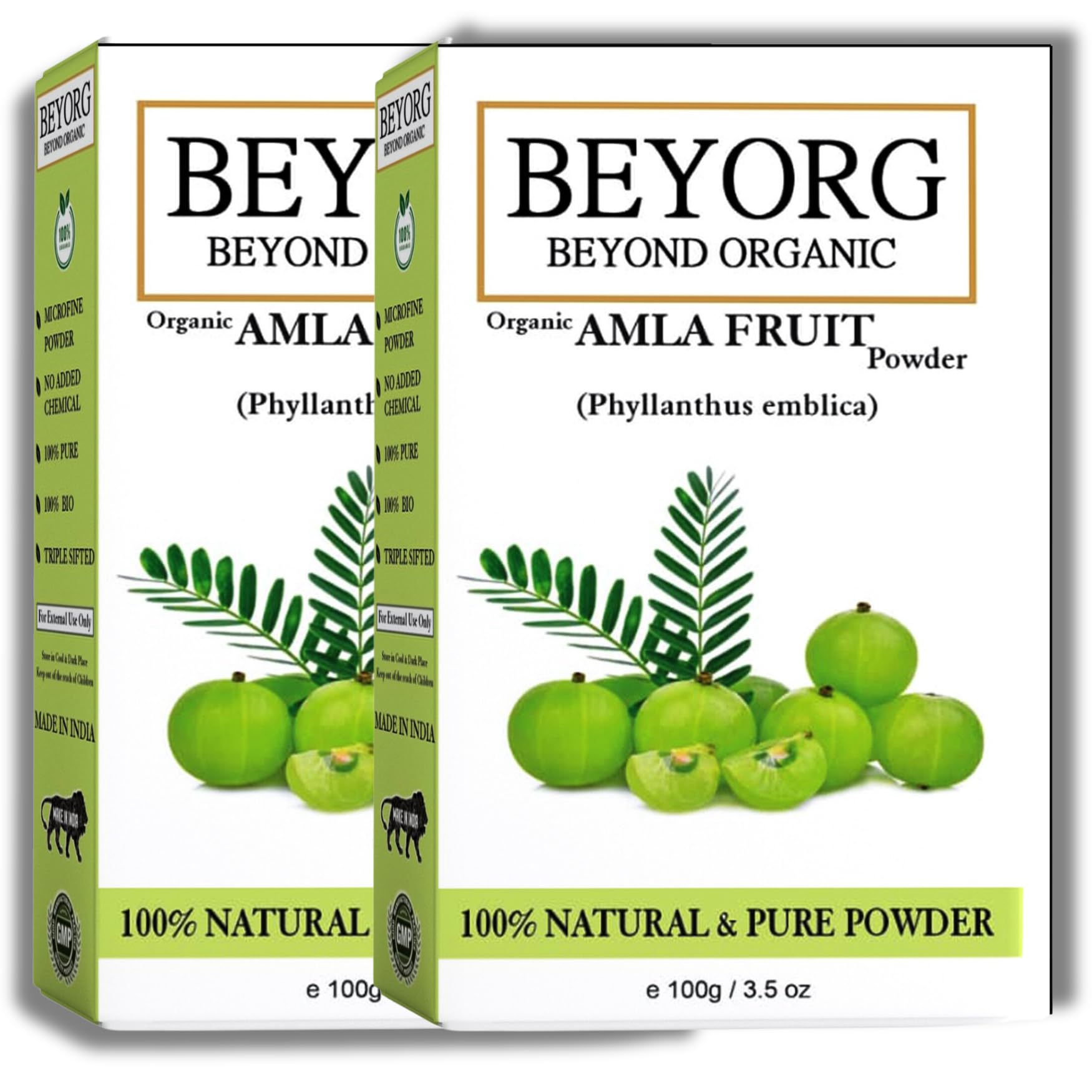 **Organic Amla Powder for Hair Growth - Ayurvedic Hair Mask to Strengthen Roots & Thicken Hair, 200g - Perfect for DIY Hair Treatments & Scalp Care**