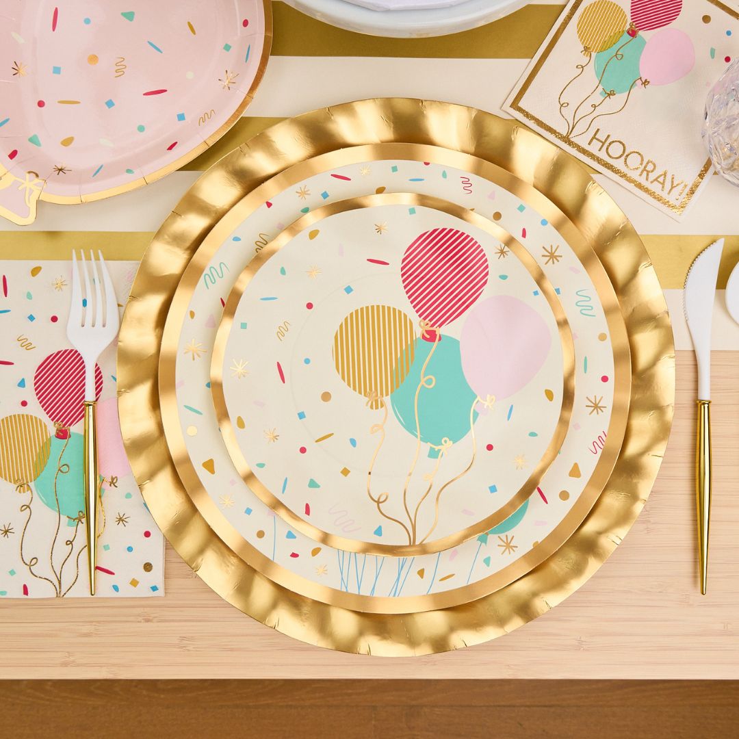 Elegant Party Table Setting Kit - Premium Dinnerware & Decor for Celebrations, Weddings & Holidays | Perfect for Home, Events & Special Occasions