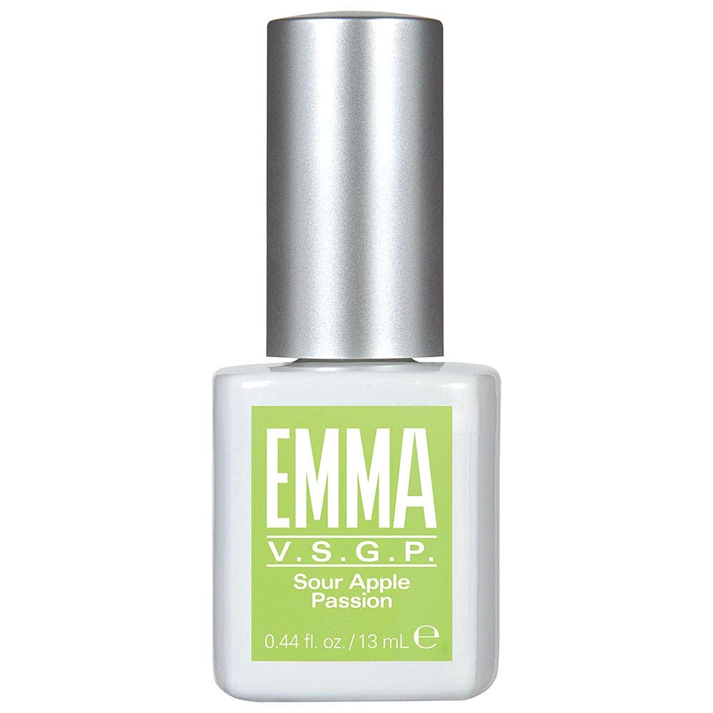 EMMA Beauty Gel Polish - Long Lasting Nail Color, 12+ Free Formula, 100% Vegan & Cruelty-Free, Sour Apple Passion (0.44 fl. oz) - Perfect for Salon-Quality Manicures at Home, Parties & Special Occasions