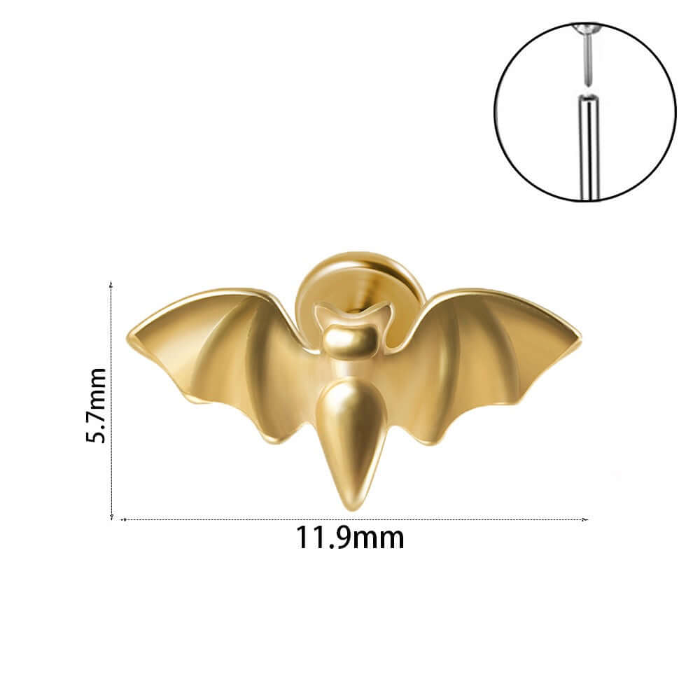 Bat & Spider Stud Earrings for Women | Gothic Halloween Jewelry | DL3011 | Perfect for Costume Parties & Gothic Fashion