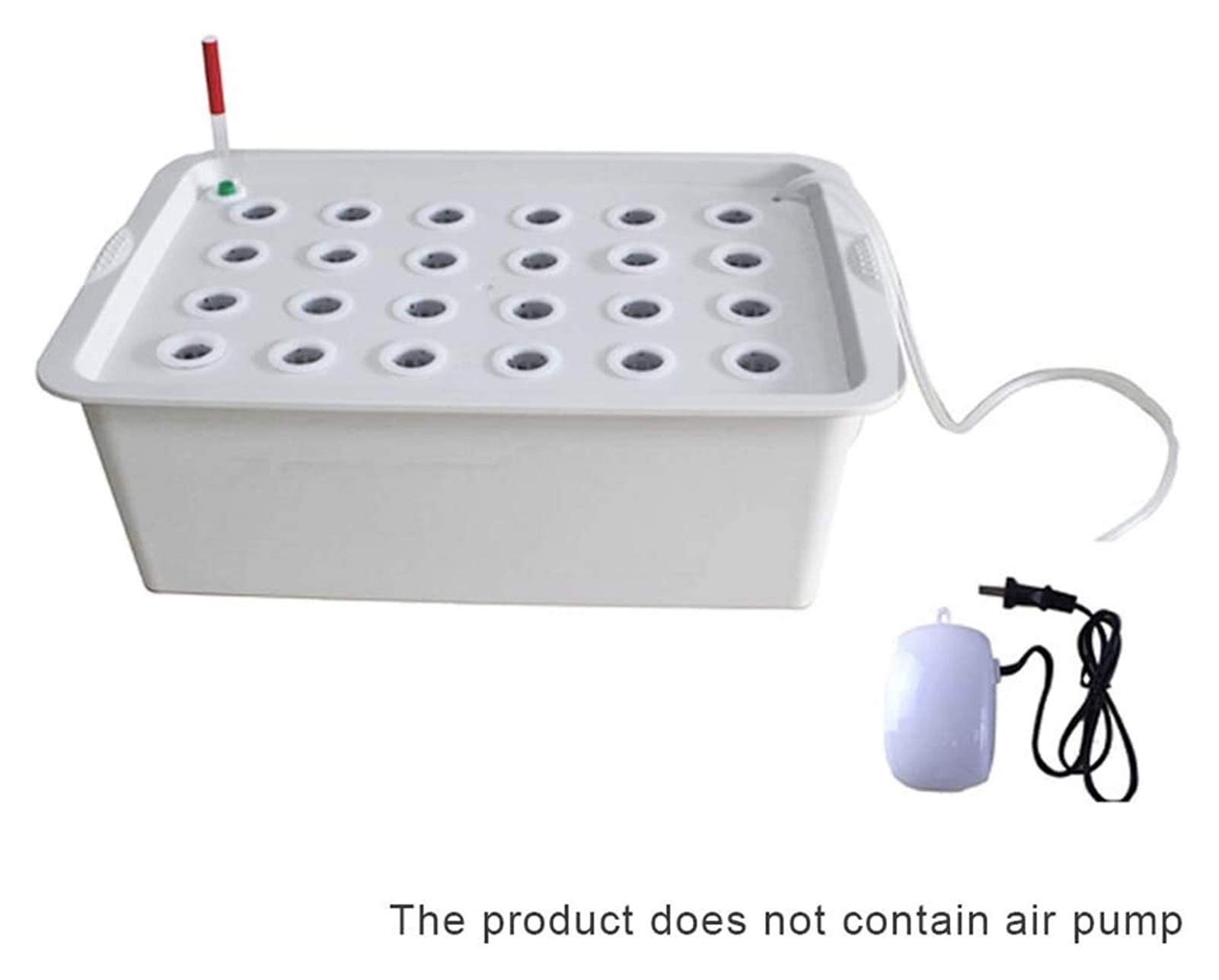 24-Hole Indoor Hydroponics Growing System Kit - Seedling Vegetables Cultivation Grow Box for Home & Kitchen | Perfect for Organic Gardening, Herb Growing, and Indoor Farming