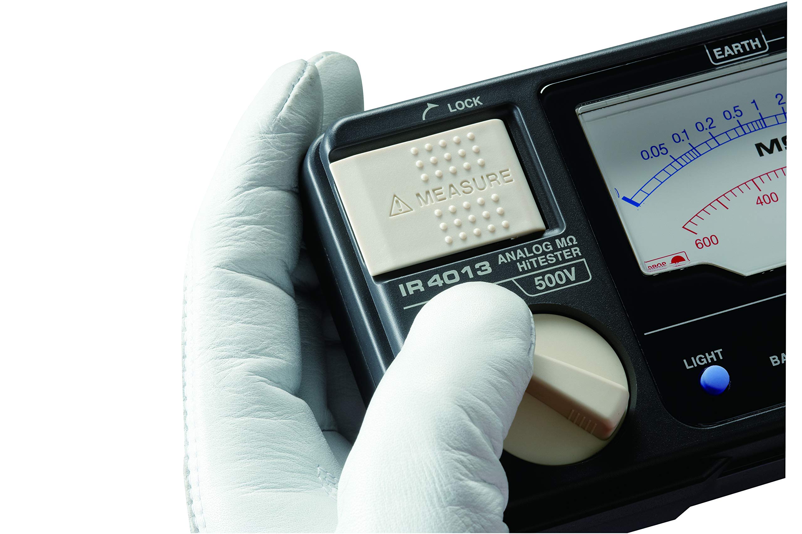 HIOKI IR4013-10 Analog Insulation Tester - 500V/1000V Resistance Meter for Electrical Equipment Testing | Perfect for Industrial Maintenance, HVAC Systems & Home Electrical Safety Checks