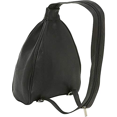 Premium Colombian Cowhide Leather Sling Backpack for Women - Stylish Tan Leather Shoulder Bag - Perfect for Travel, Work & Everyday Use