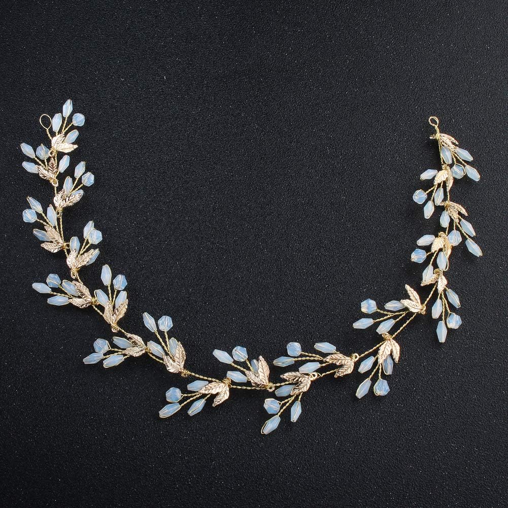 Handmade Bridal Hair Vine - Leaf Wedding Headpiece for Bride | Perfect for Outdoor & Boho Weddings
