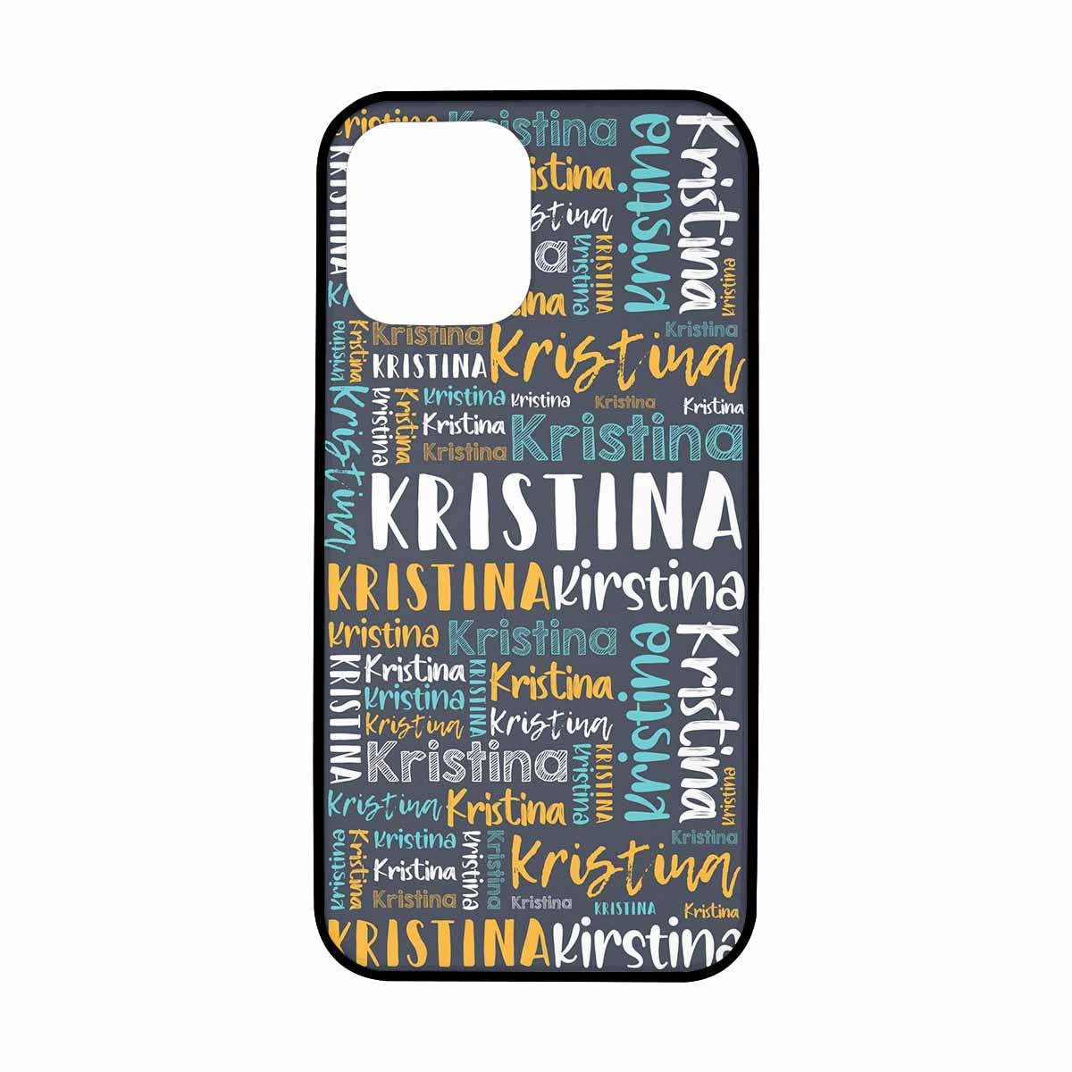 Personalized Name iPhone Case for iPhone 13/12/11/XS/XR/8/7 Series - Custom Engraved Phone Cover with Your Name - Perfect Gift for Boyfriend, Girlfriend, Friends & Family - Ideal for Daily Use, Travel & Special Occasions