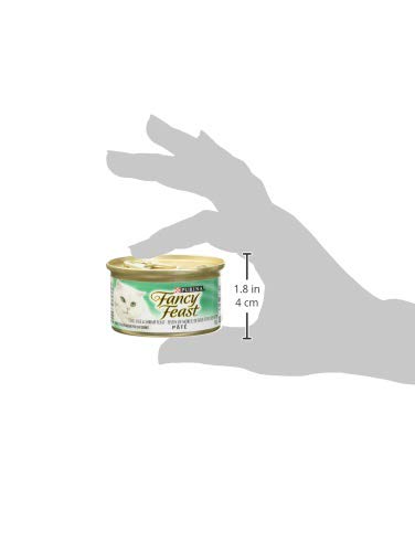 Fancy Feast Seafood Supper Wet Cat Food Pate Variety Pack - 3 Delicious Flavors (Tuna, Salmon, Whitefish) in 85g Cans, 12-Pack for Adult Cats - Perfect for Mealtime, Travel & Special Treats