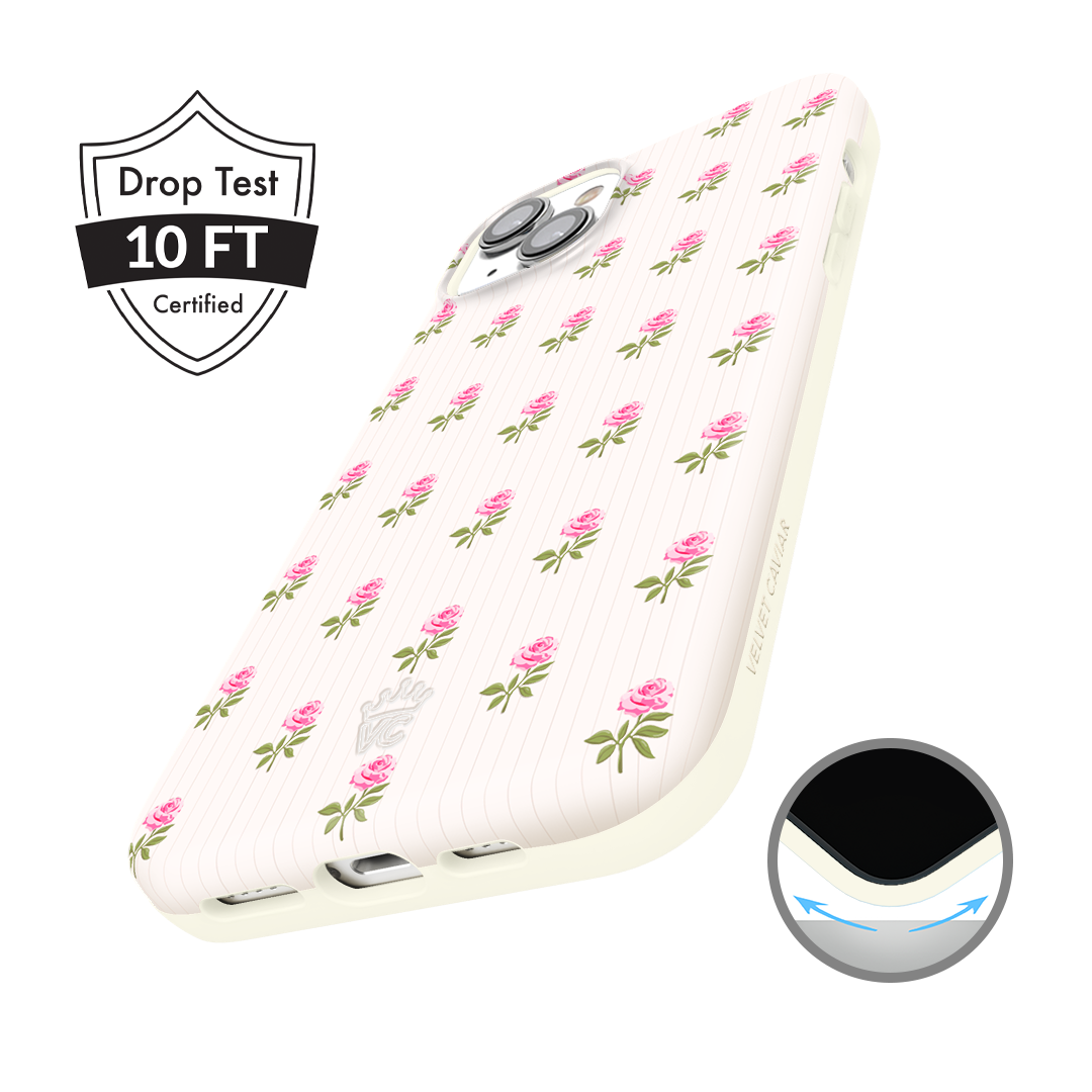 Pink Peony Floral iPhone Case - Elegant Flower Design Protective Cover for iPhone 13/14/15 - Perfect for Spring, Weddings & Everyday Use