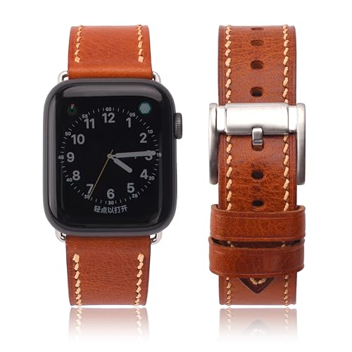 Red Brown-Sliver Buckle