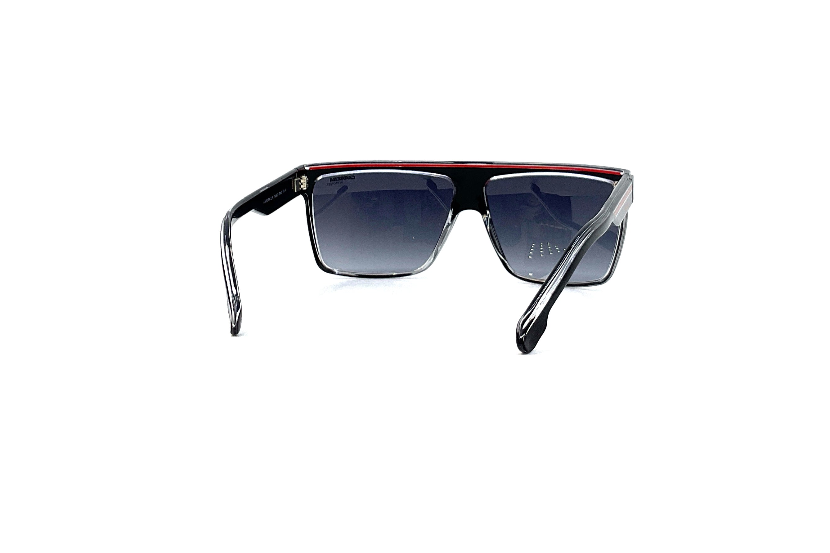 Carrera 22/S Sunglasses - Black Red Polarized Sports Sunglasses for Men & Women - Perfect for Running, Cycling & Outdoor Activities