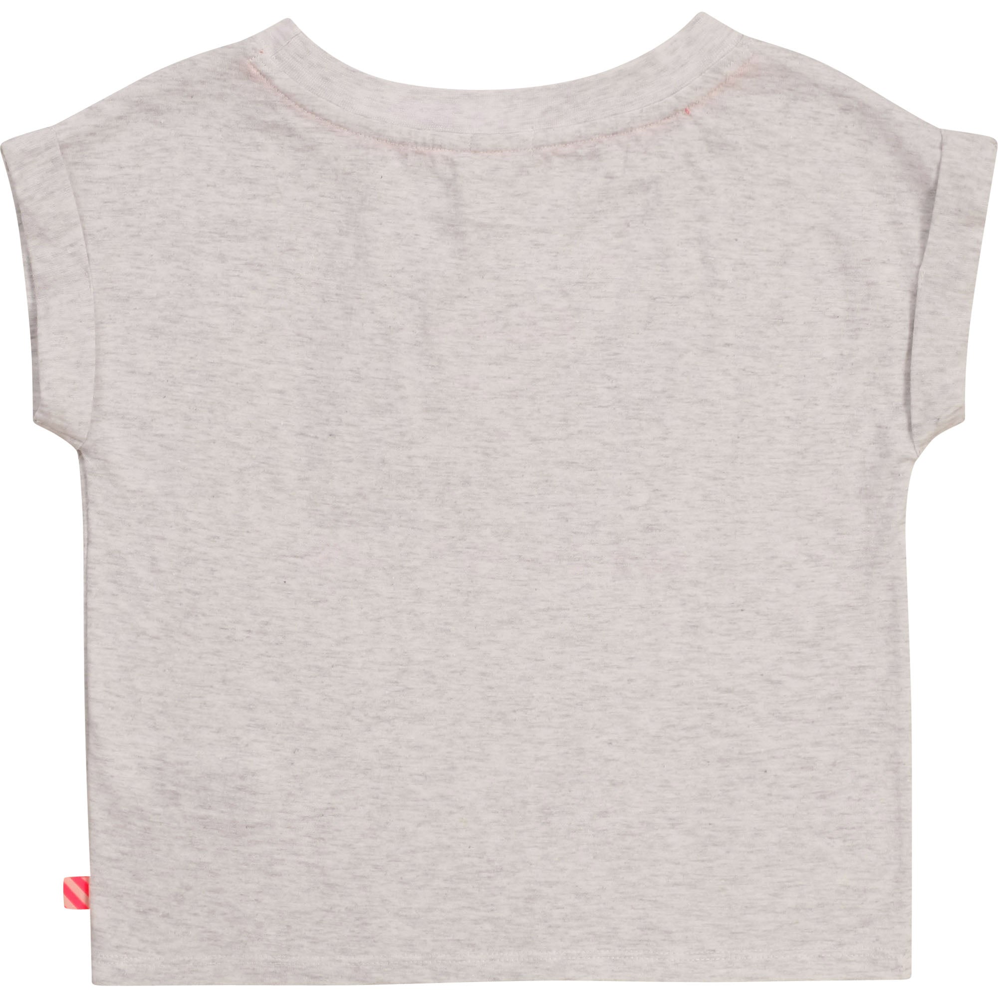 Billieblush Women's Light Gray Spring T-Shirt - Soft Cotton Casual Tee for Everyday Wear, Outfits & Layering