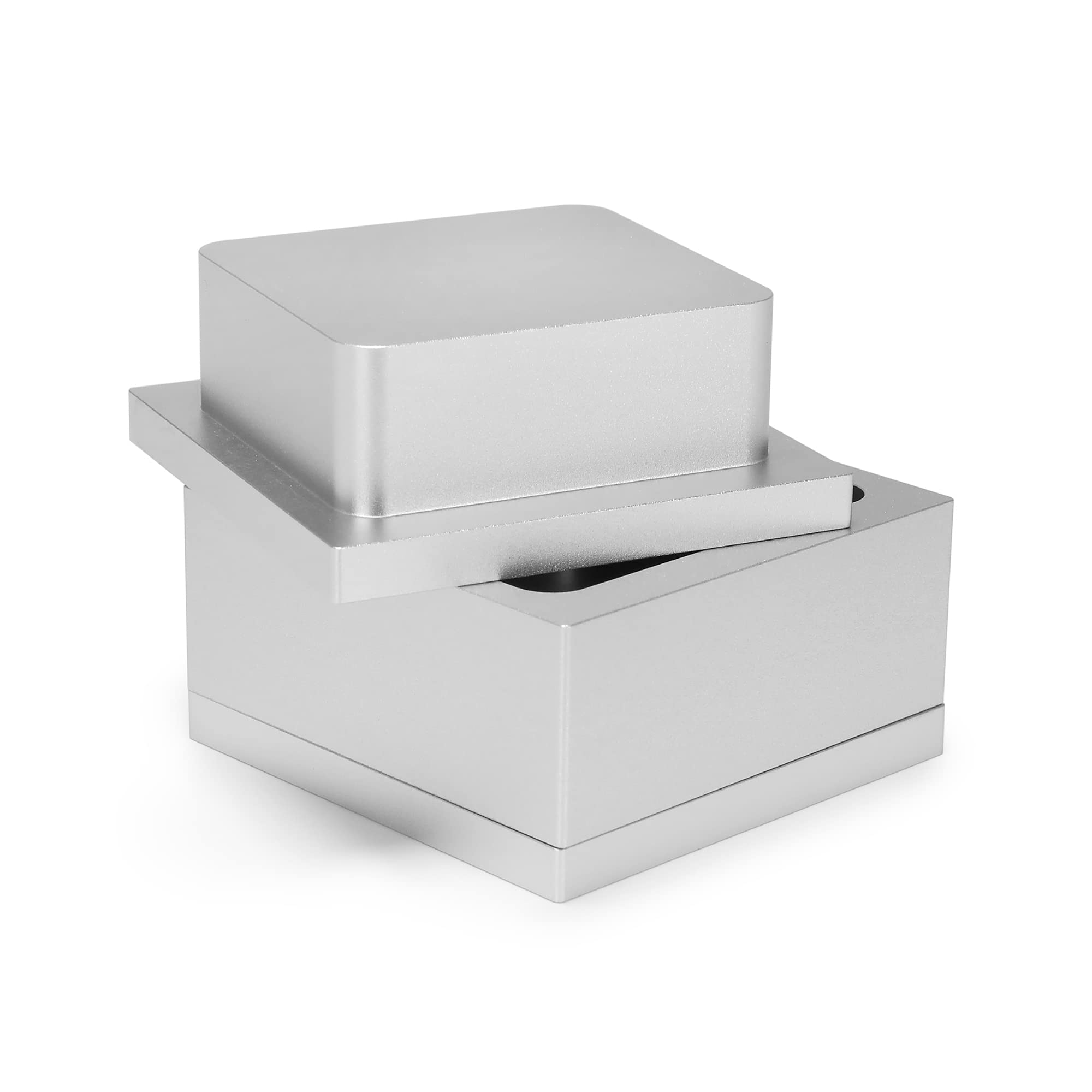 6061 Aluminum Pre-Press Mold (2.5x2.5 Inches, Silver) - High-Quality DIY Crafting & Jewelry Making Tool for Resin, Clay, and Soap Molds