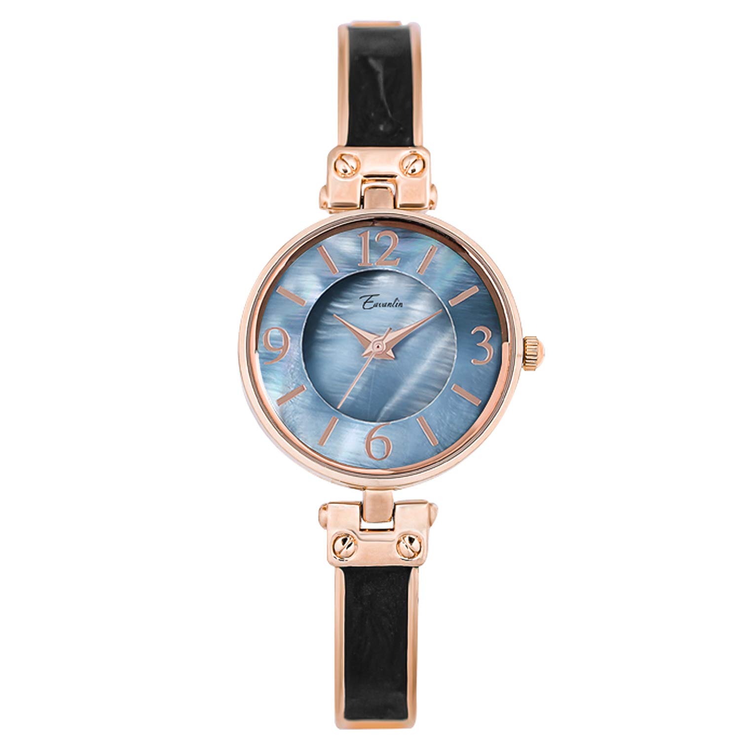 Elegant Women's Quartz Analog Watch with Bangle Bracelet & Mirror Dial - Stylish Wristwatch for Girls & Women | Perfect for Office, Party & Daily Wear