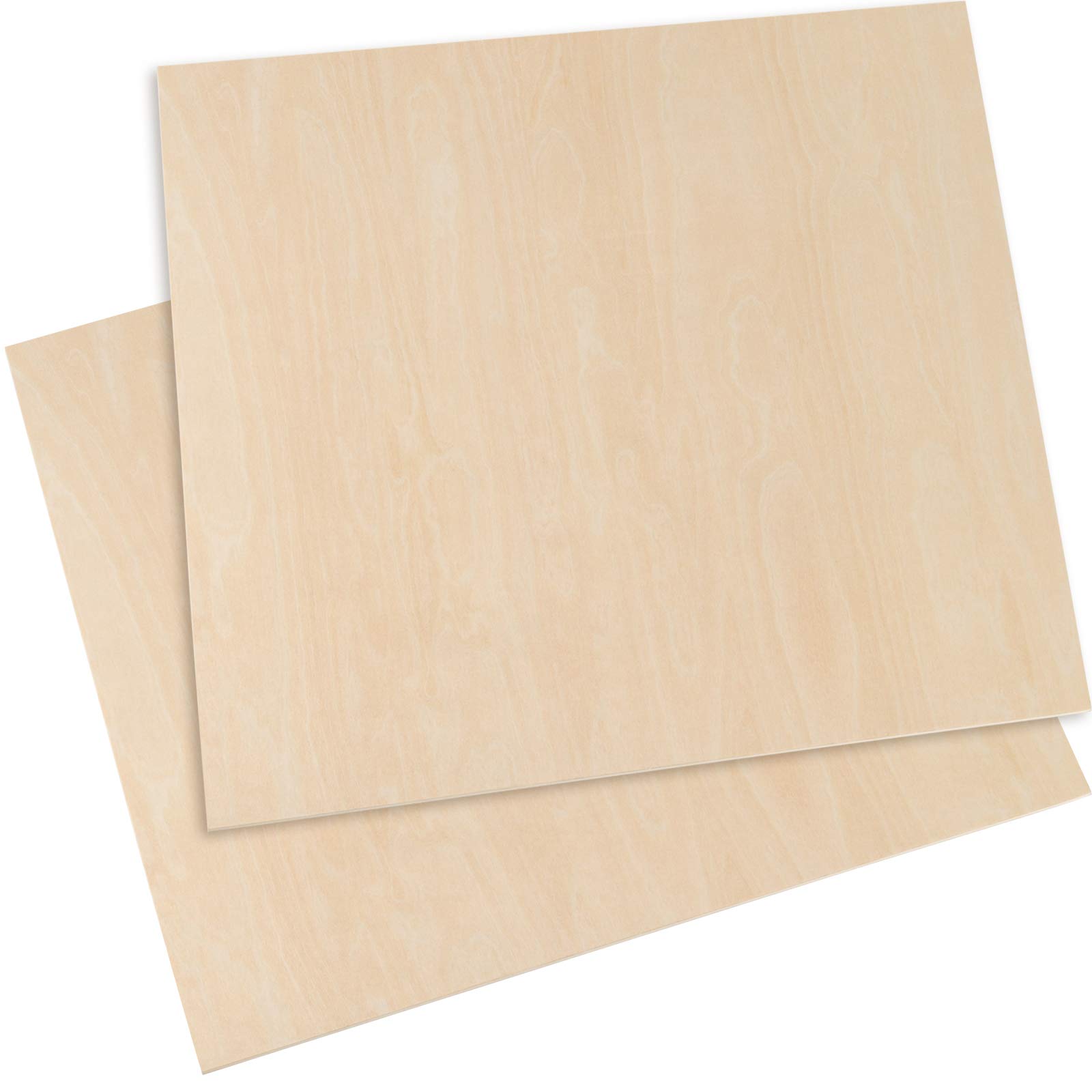 20 Pack 10x10x0.12 Inch Unfinished Basswood Sheets for Cricut Maker - Perfect for DIY Crafts, Laser Cutting, Wood Burning, and Model Building Projects