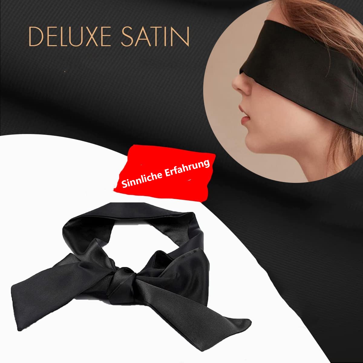 Leather Bondage Set - SM Handcuffs & Blindfold for Adults - Fetish Restraints, Wrist & Ankle Cuffs - BDSM Sex Toys for Couples - Perfect for Roleplay, Spicing Up Bedroom & BDSM Scenes