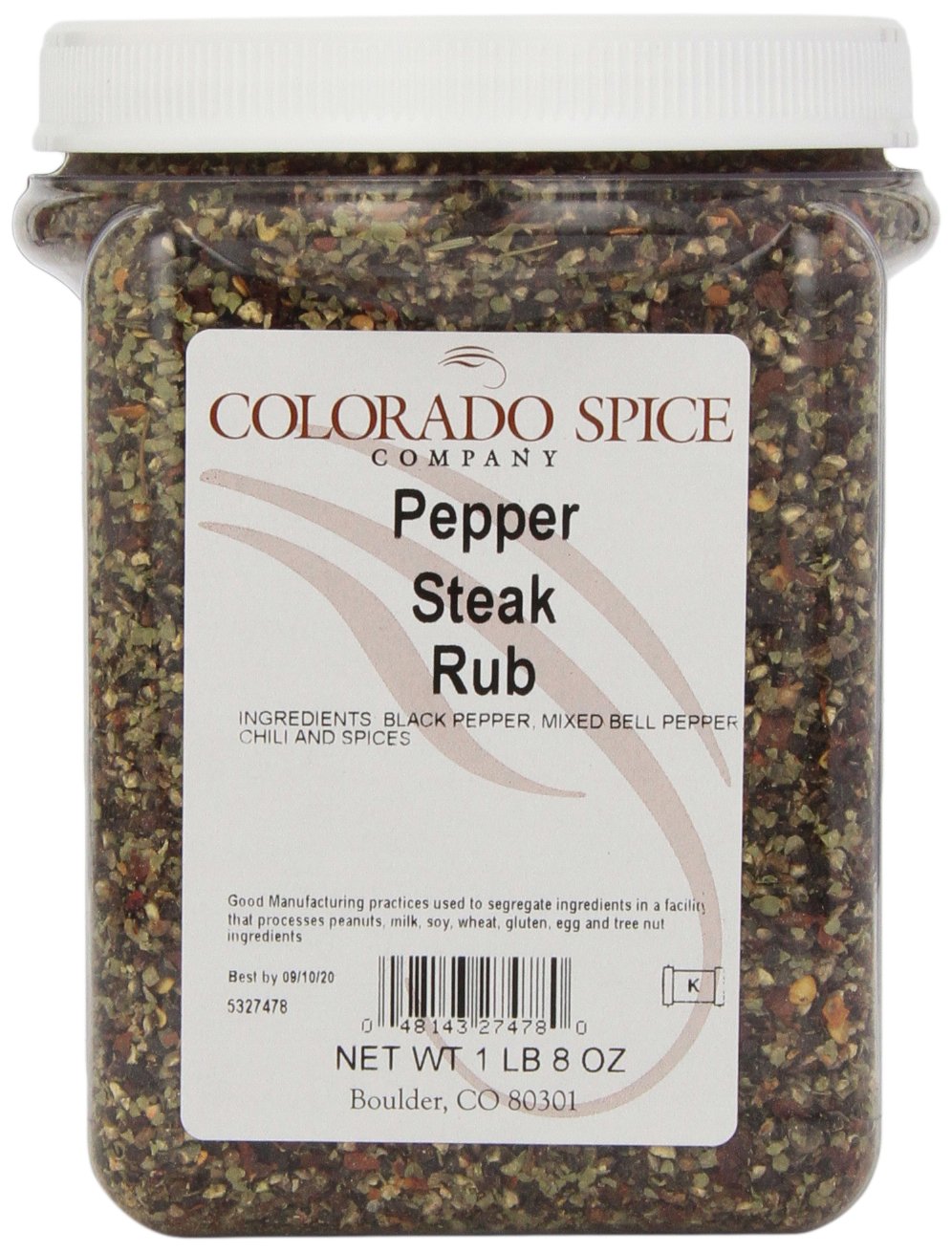 Colorado Spice Premium Pepper Steak Rub - 24 oz | All-Natural Seasoning Blend for Grilling, BBQ & Steakhouse Flavor | Perfect for Ribeye, Filet Mignon & Outdoor Cooking