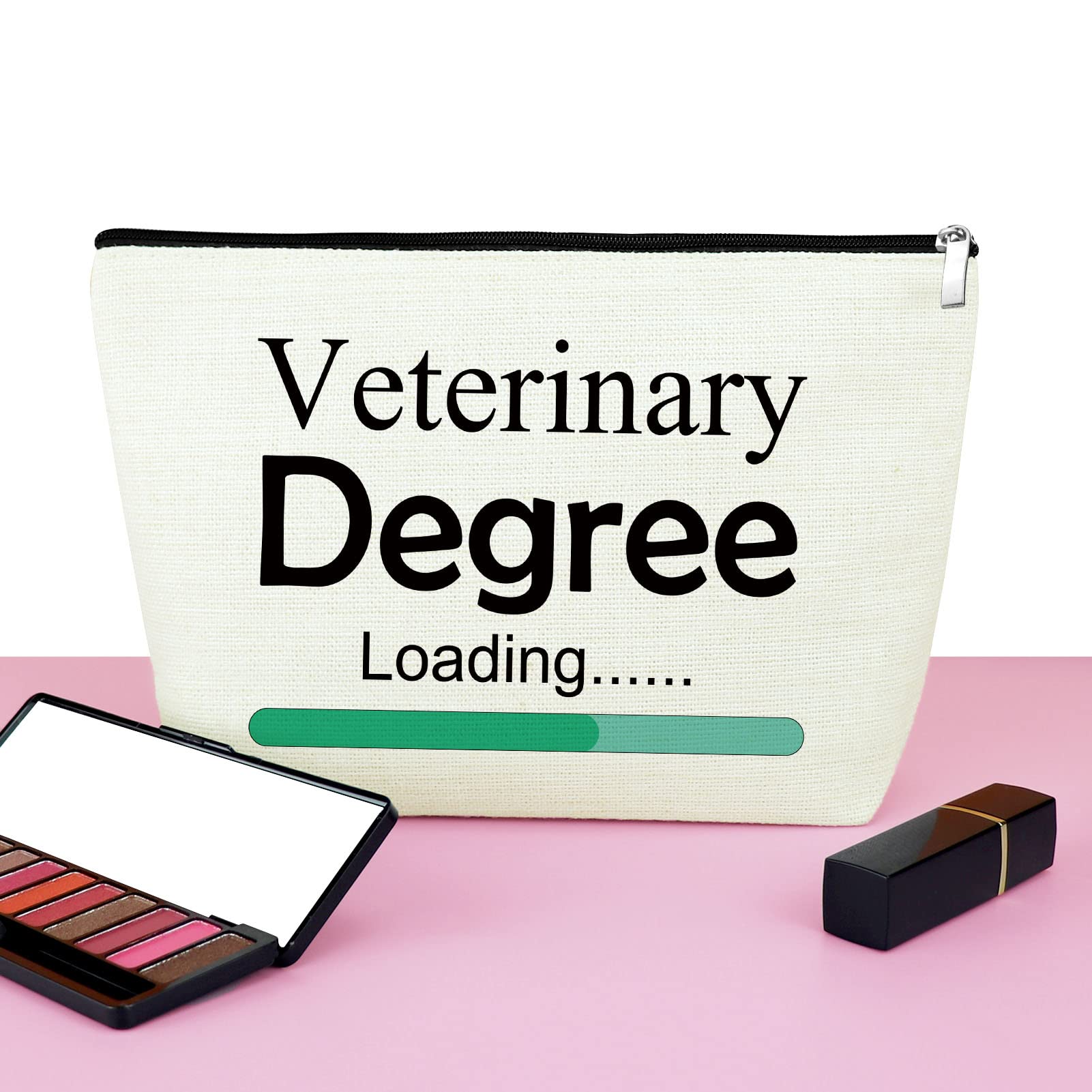 **Veterinary Technician Gift Makeup Bag - Vet Tech Graduation, Birthday & Appreciation Gifts for Women - Cosmetic Bag for Future Veterinarians | Perfect for Work, School & Travel**