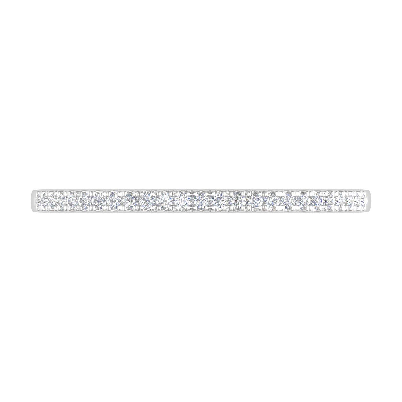 1/10 Carat (ctw) 10K Gold Natural Round Diamond Stackable Ring for Women - Wedding, Anniversary, Engagement, Promise Ring - Perfect Gift for Her