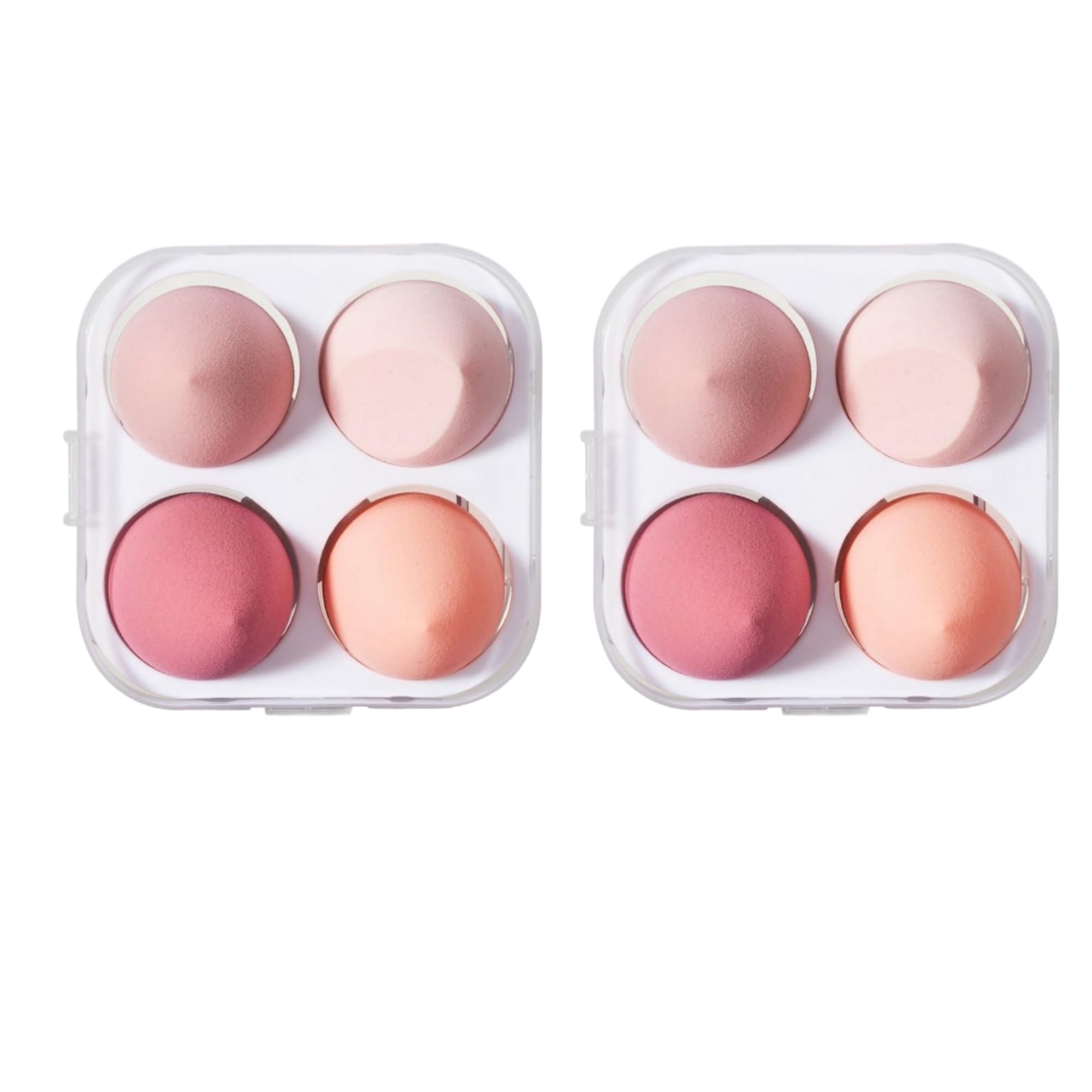 LA VENUST 8-Piece Makeup Sponge Set - Foundation Blending Beauty Sponge for Liquid, Cream & Powder - Multi-Colored Cosmetic Sponges for Flawless Makeup Application - Perfect for Daily Use, Travel & Professional Makeup Artists