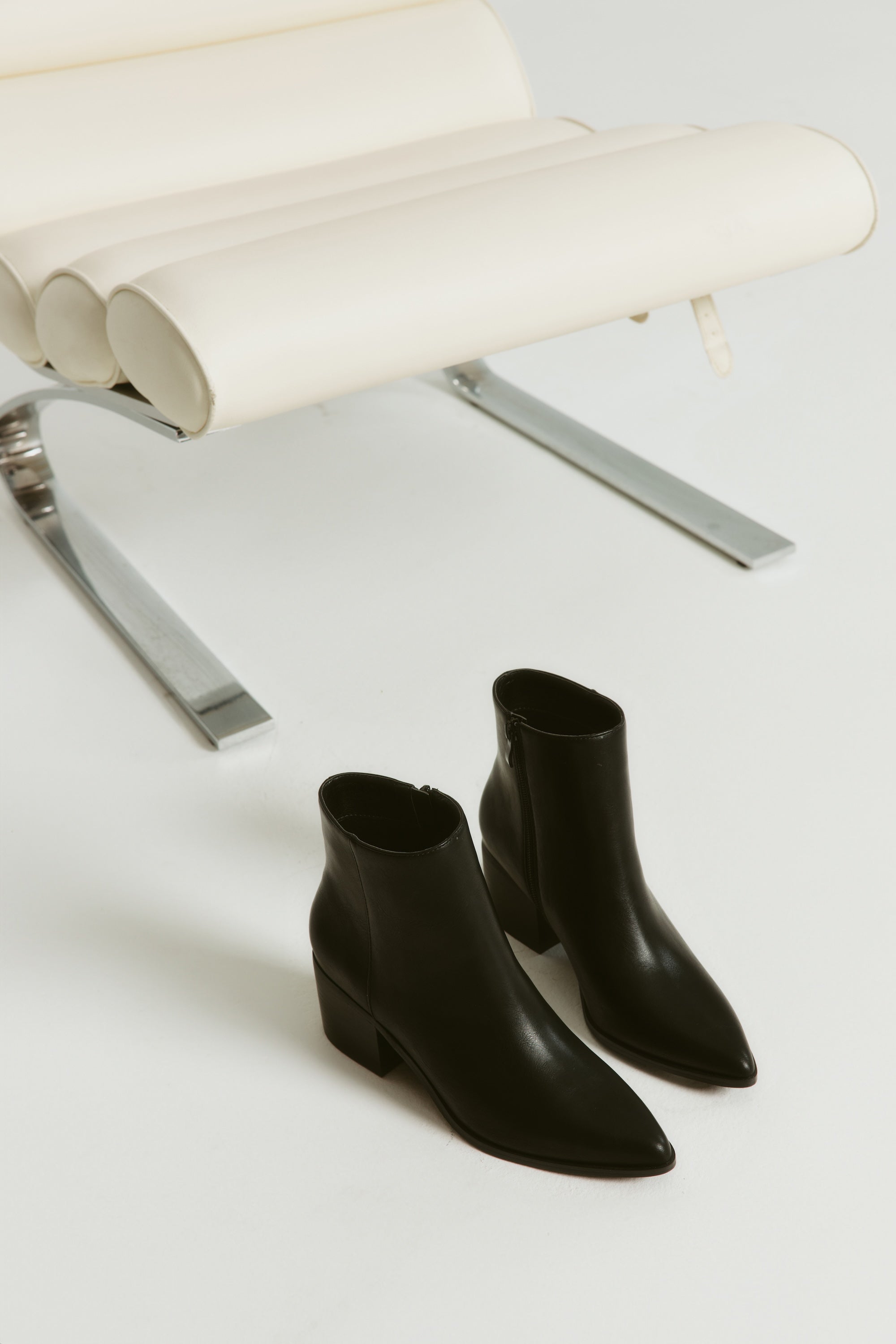 Fiona Women's Black Ankle Boots - Stylish & Comfortable for Fall, Winter & Everyday Wear