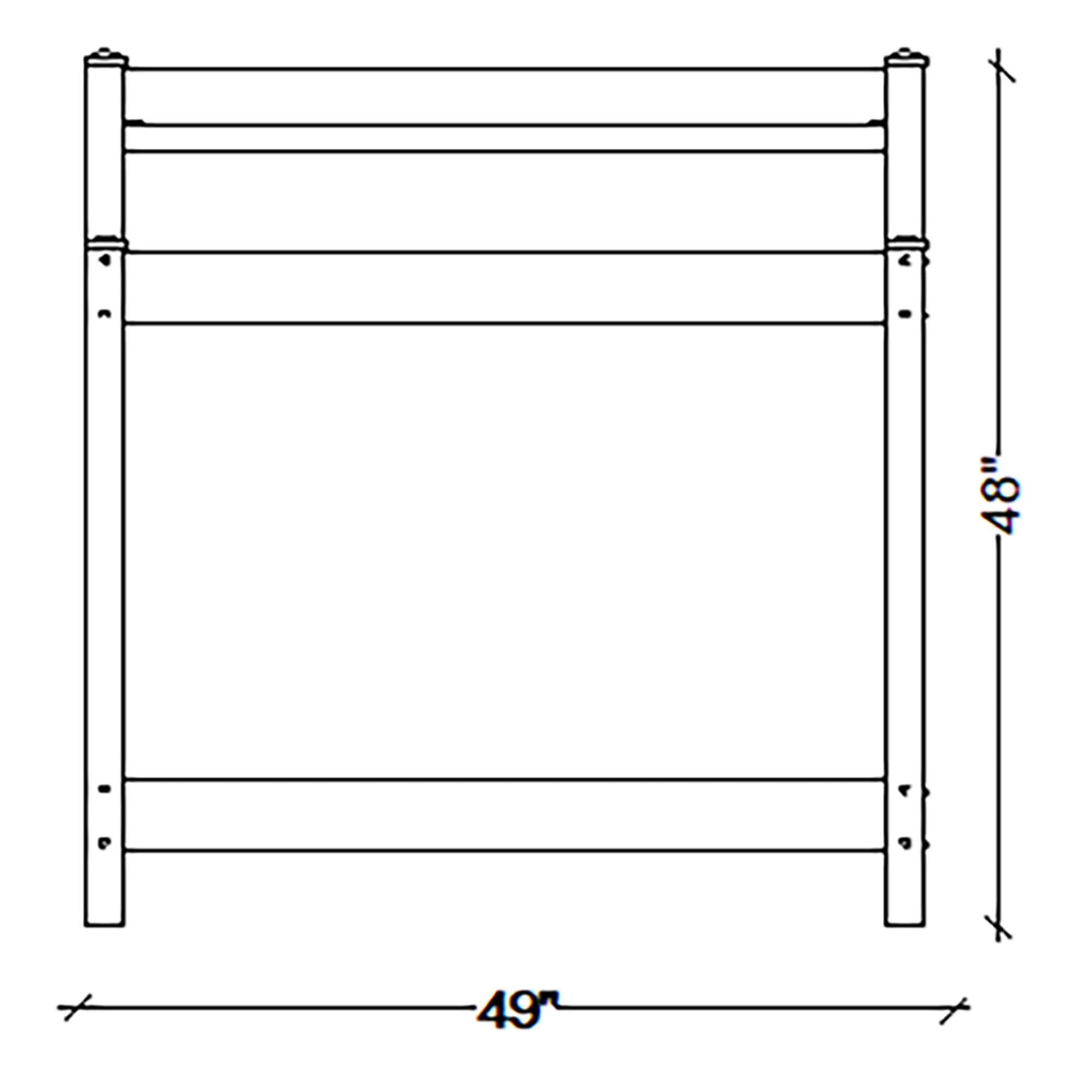 Durable PVC Vinyl Indoor/Outdoor Potting Bench with Shelf - White - Perfect for Gardening, Plant Care & Storage of Tools & Accessories - Ideal for Patio, Greenhouse & Backyard Use