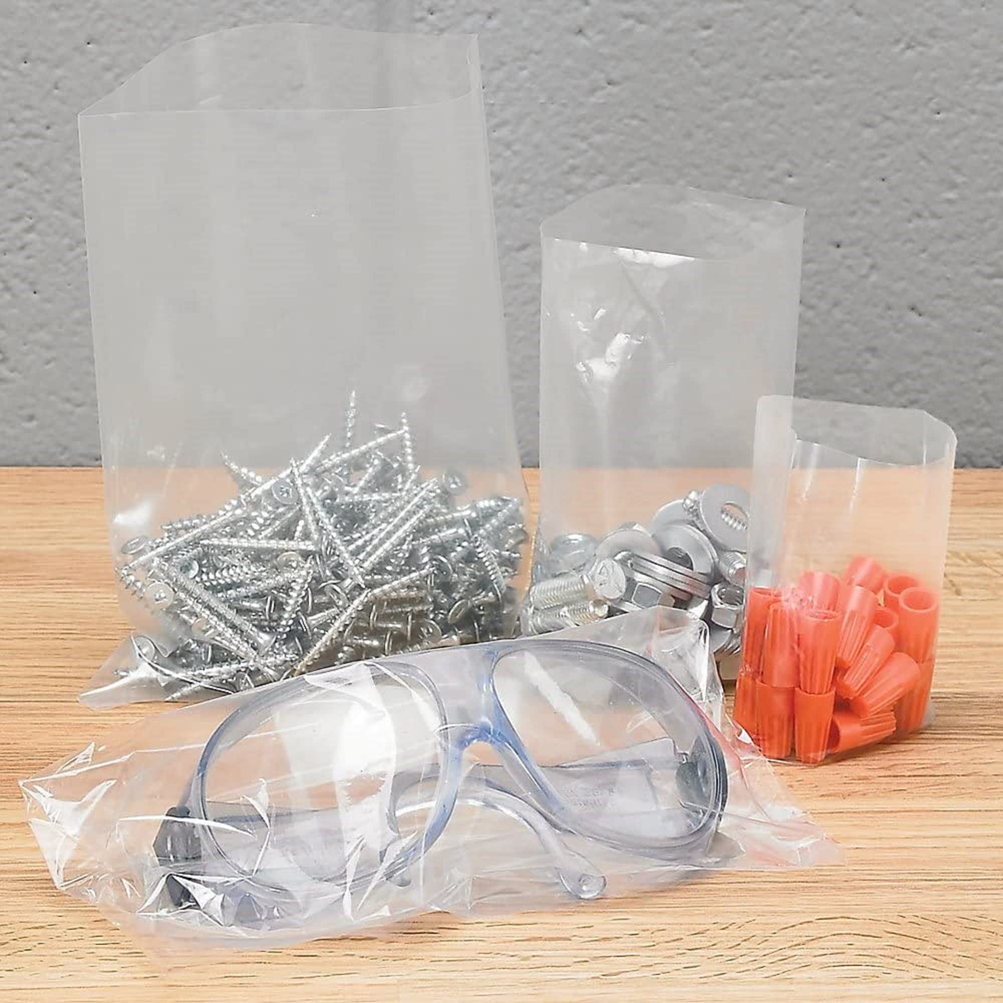 Clear Flat Poly Bags 20x30 Inches - 6Mil Thick (50 Pack) | Durable LDPE Plastic Packaging for Shipping, Storage & Retail | Resealable Open Top Design | Perfect for Crafts, Apparel, Food & Small Business Packaging