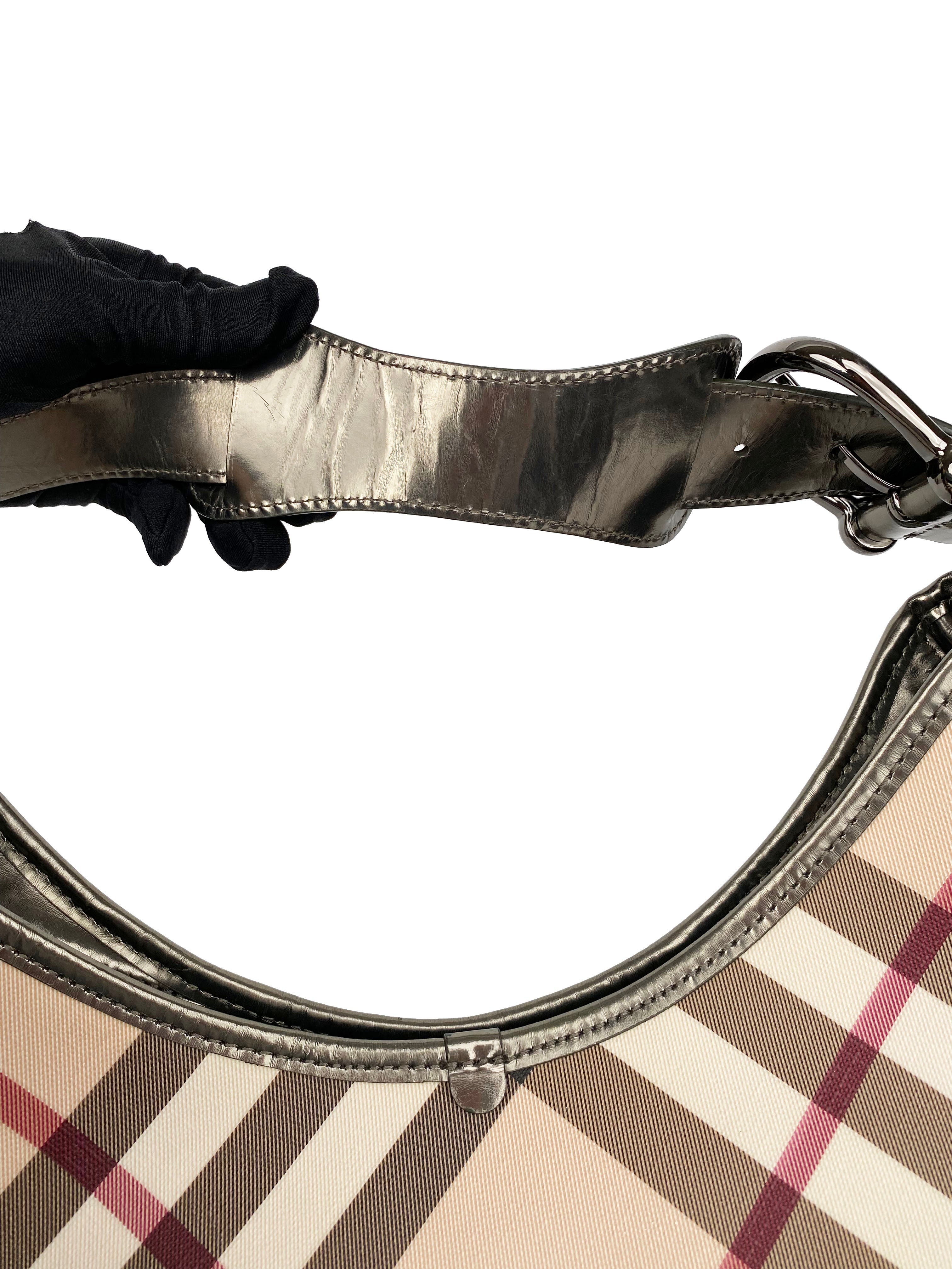 Burberry Large Haymarket Check Tote Bag - Luxury Designer Handbag for Women, Stylish & Spacious Shoulder Bag - Perfect for Work, Travel & Everyday Use