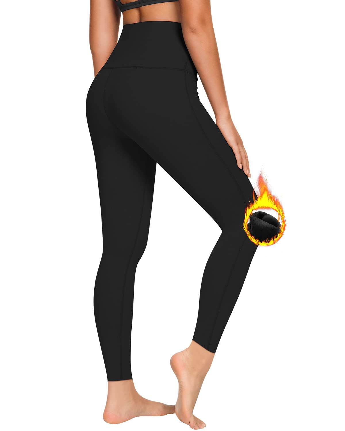 QUEENIEKE High Waist Yoga Pants for Women - Tummy Control Workout Leggings, Running & Gym Tights - Perfect for Yoga, Pilates, Fitness & Lounge Wear (Style 60129)
