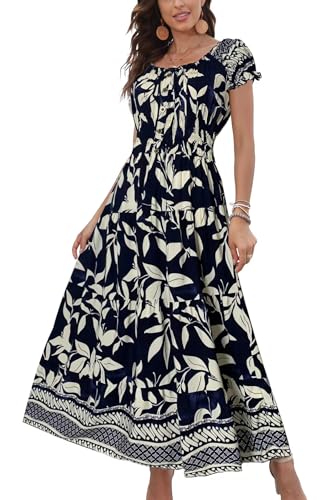 Navy Leaf Flowers