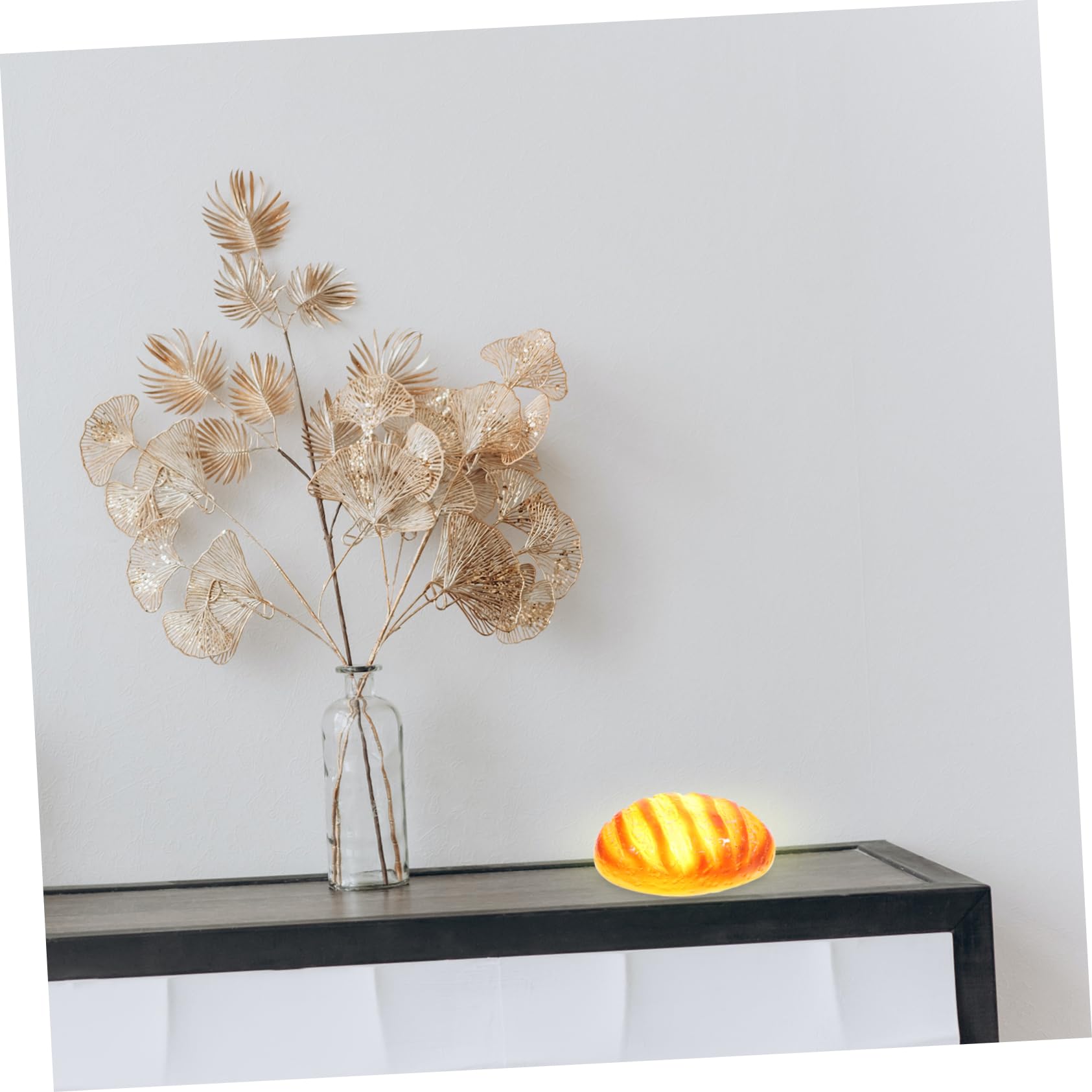 ETHZZLE Mini Bread Shaped LED Night Light - Cute Decorative Lamp for Bedroom, Kids Room, Home Decor | Perfect for Parties, Festivals & Cozy Nighttime Ambience