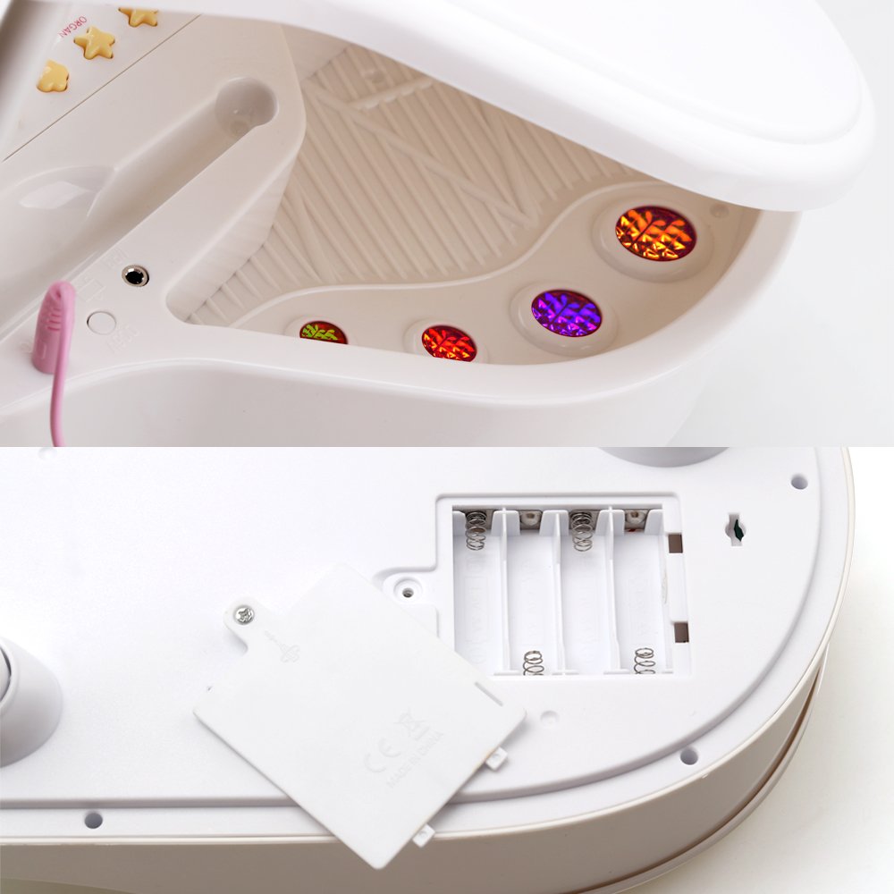 31-Key Kids Piano Keyboard Toy - Portable Electronic Piano for Toddlers & Beginners Ages 3-4 | White Musical Learning Toy | Perfect Birthday Gift for Boys & Girls | Home Play, Early Music Education, Preschool Learning